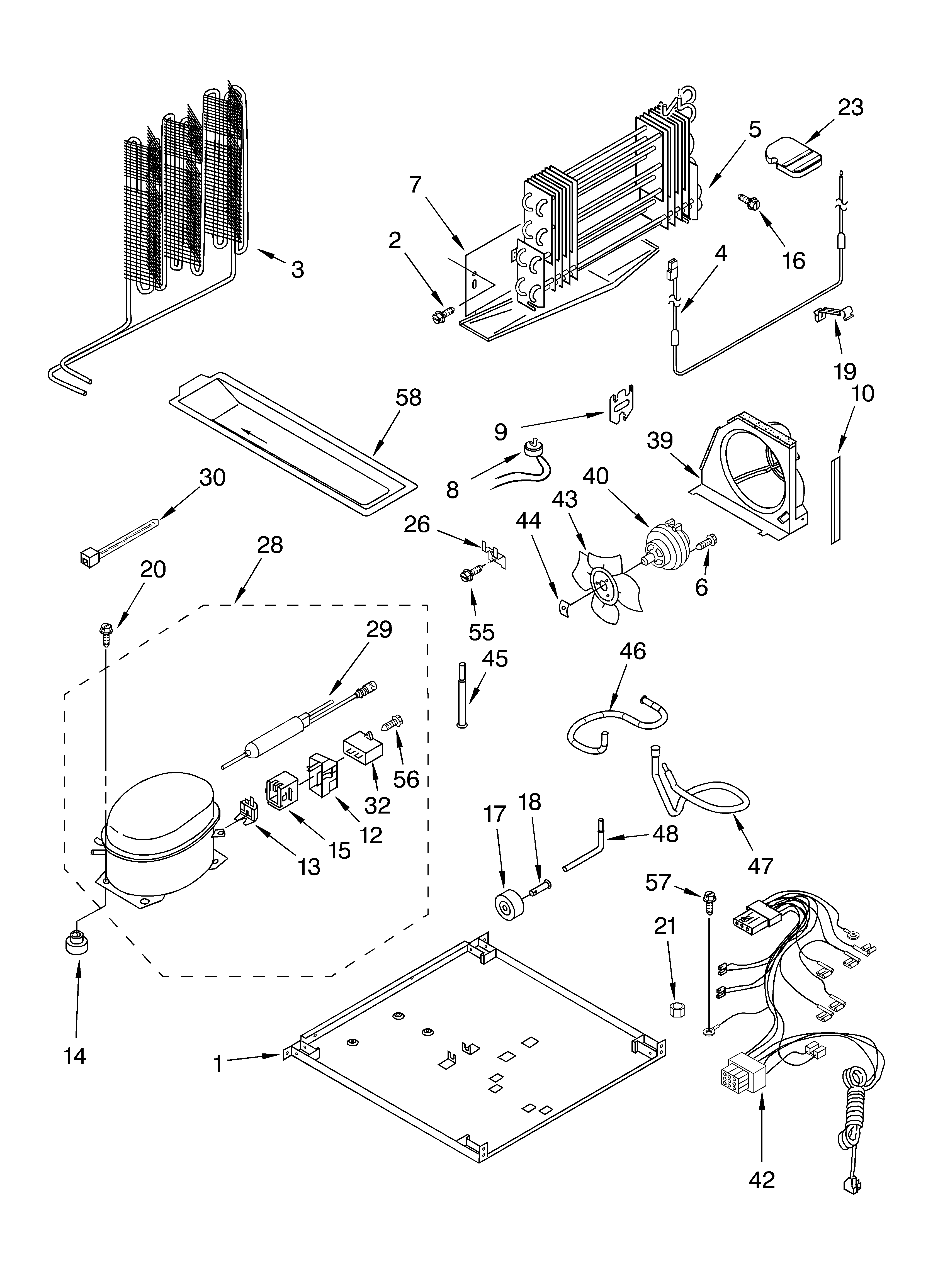 Roper RT21LMXKT00 unit diagram