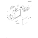 Whirlpool DU950PWKQ0 frame and console/literature diagram