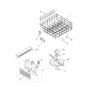 Whirlpool DU950PWKQ0 lower dishrack diagram