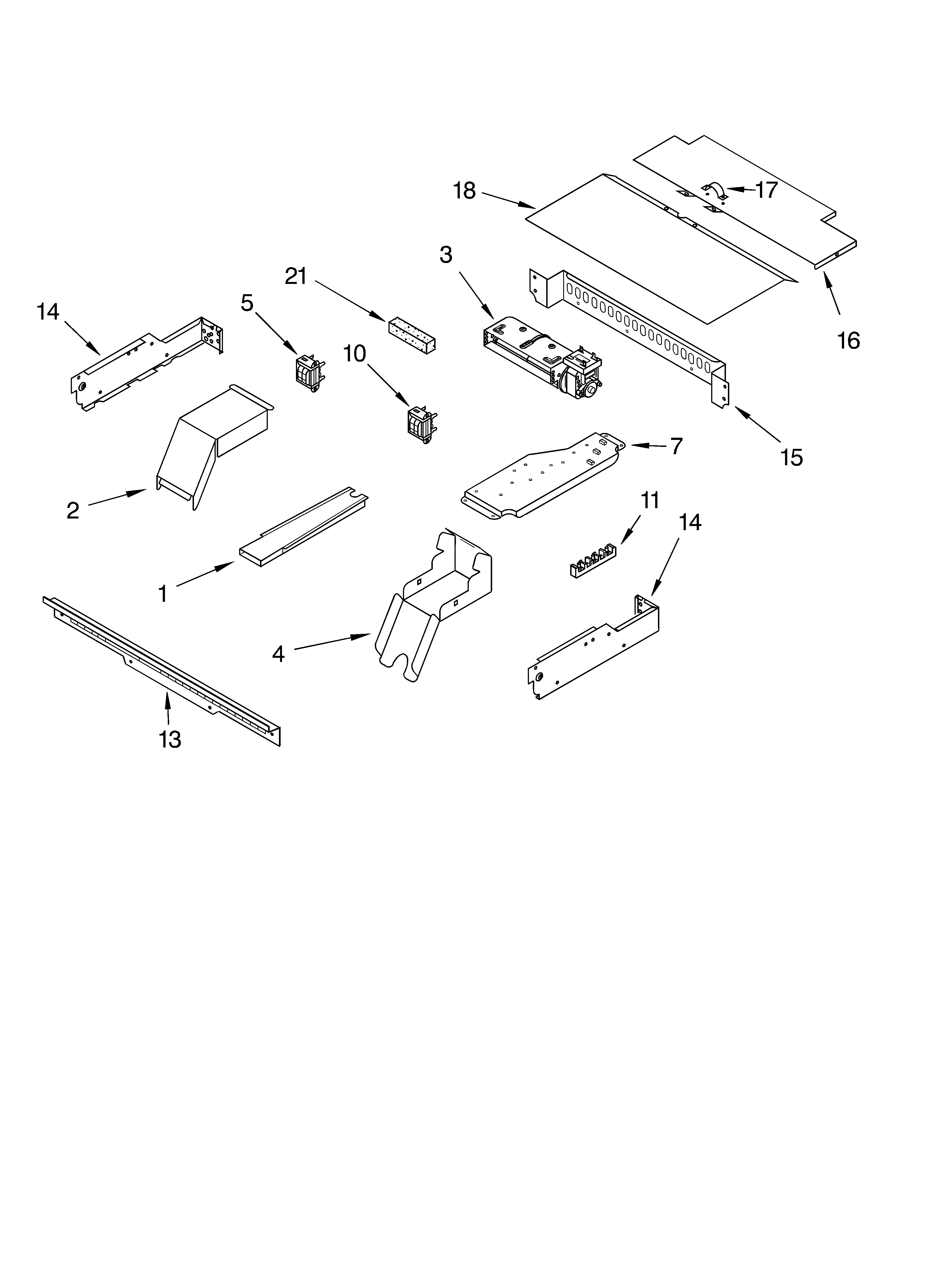 KitchenAid KEBC177KSS0 top venting diagram