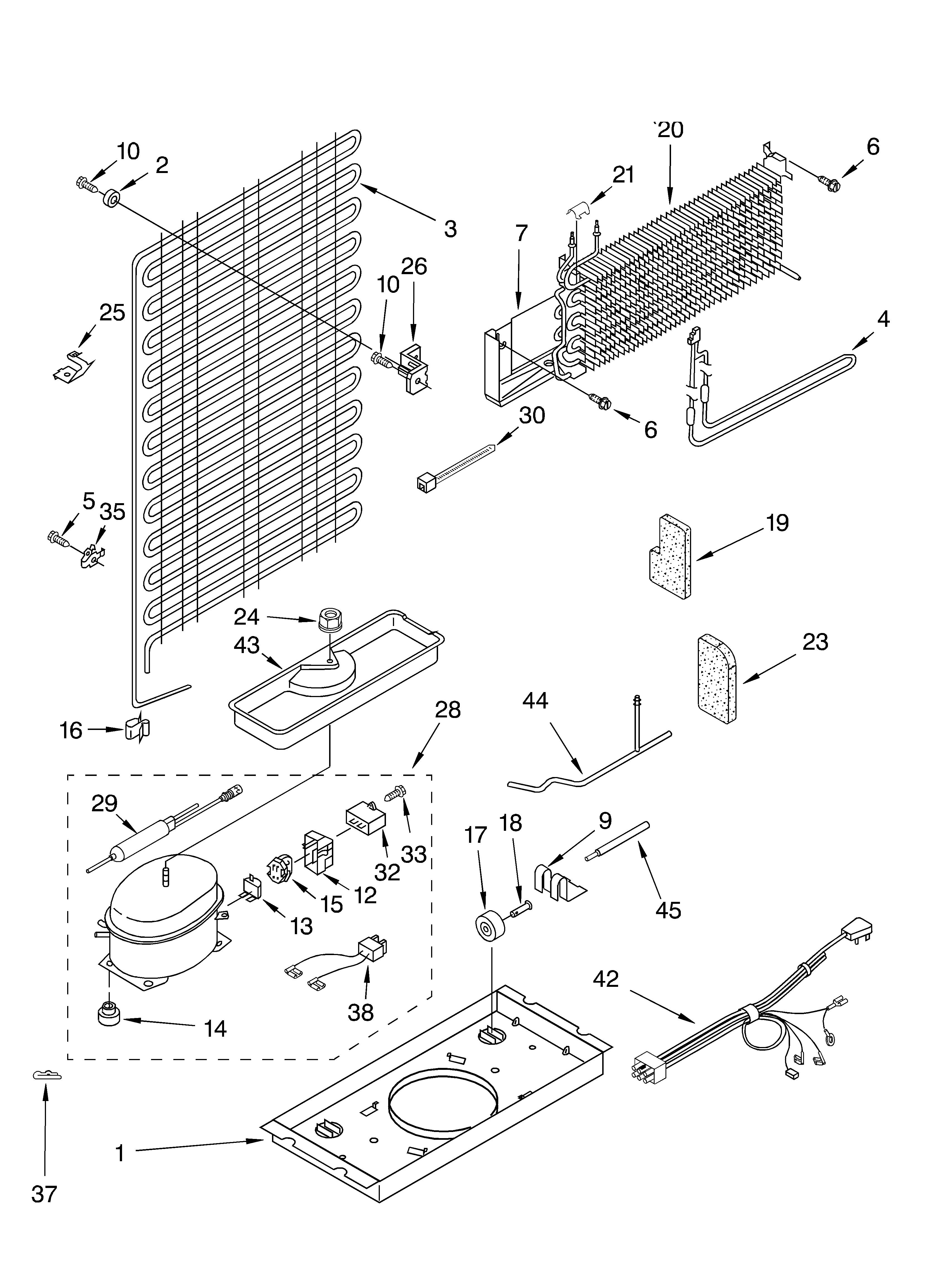 Whirlpool ET4WSKYKT00 unit diagram