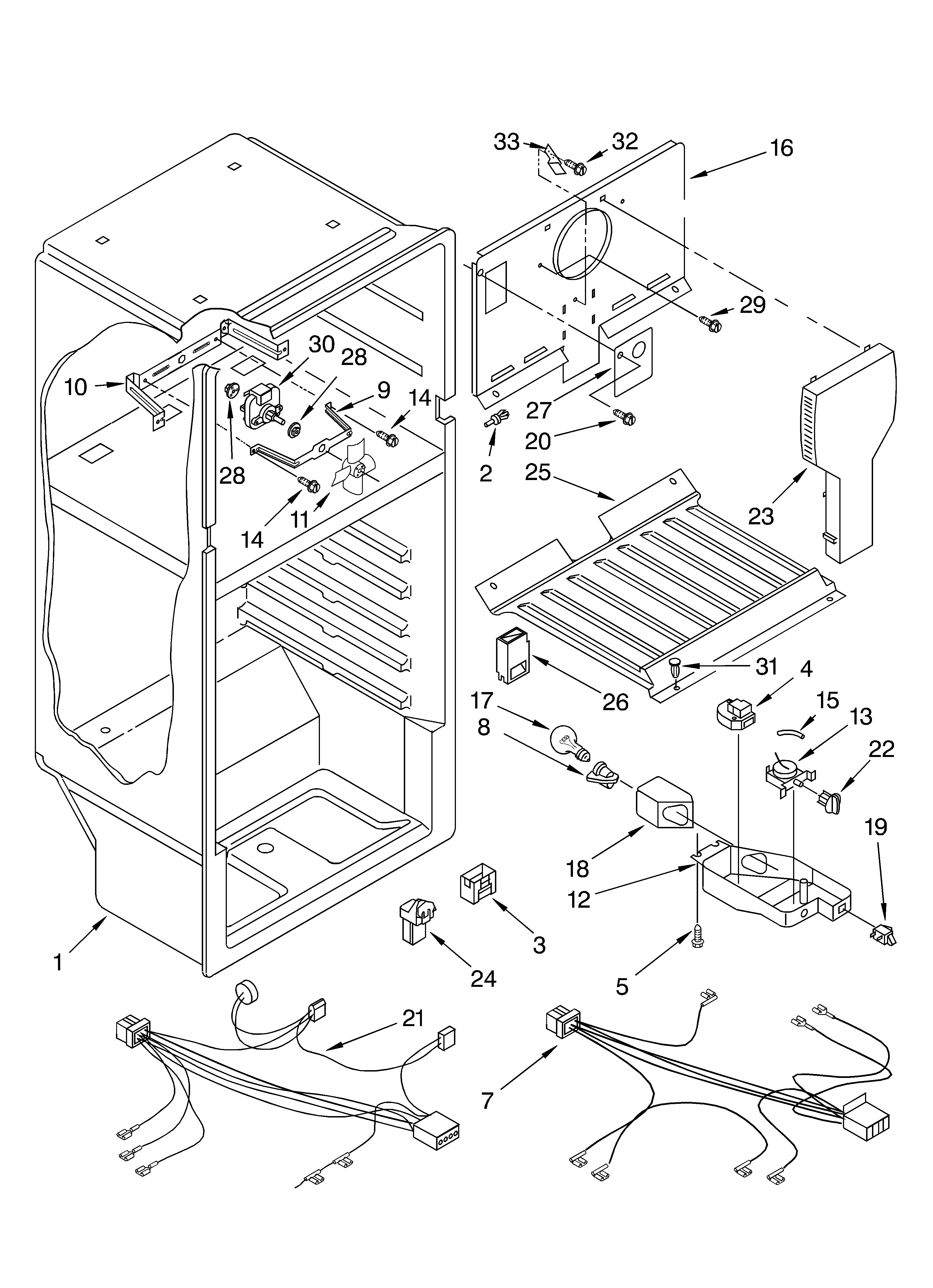 Whirlpool ET6WSMYKQ00 liner diagram
