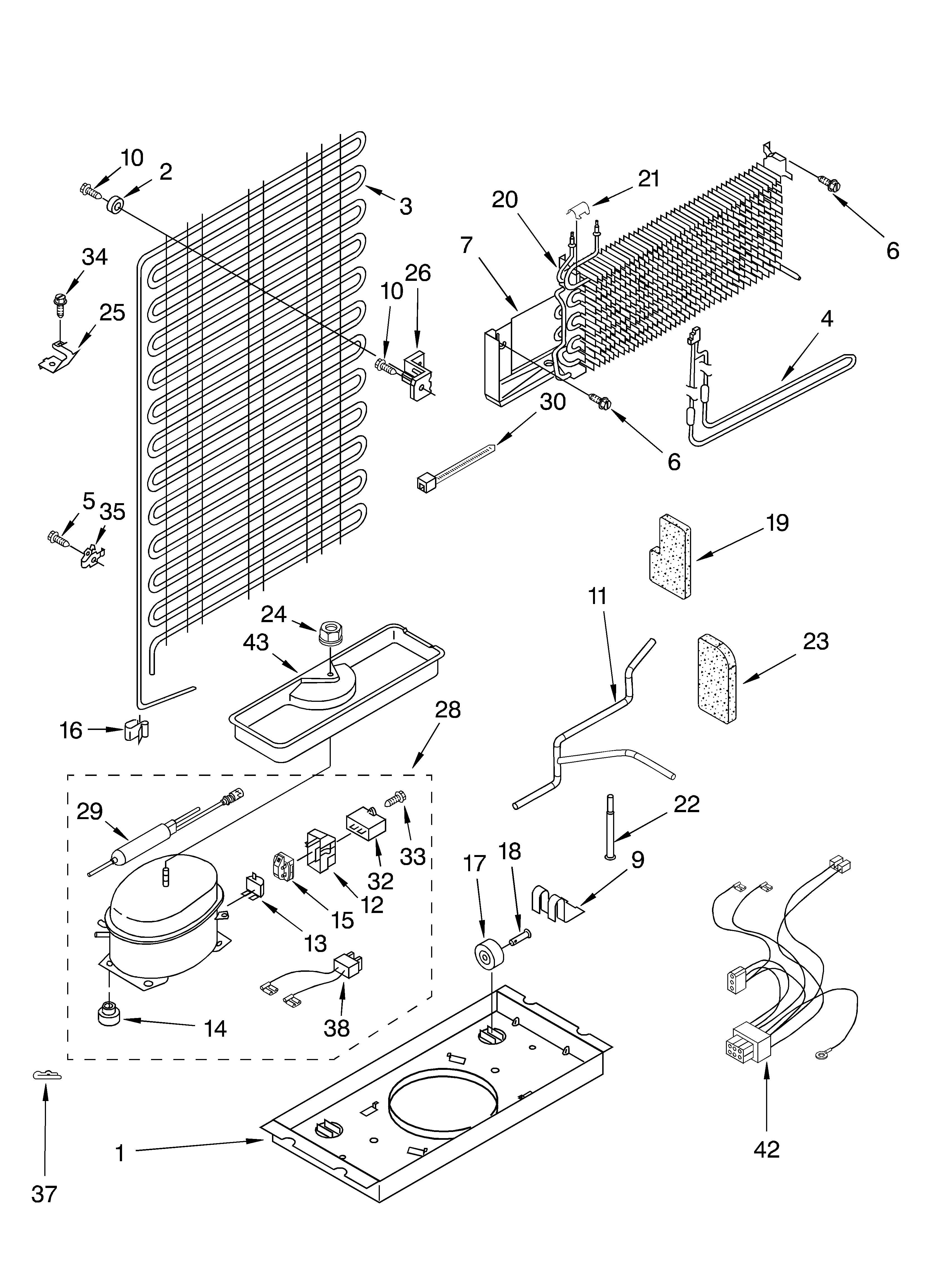 Whirlpool ET4WSMYKZ00 unit diagram