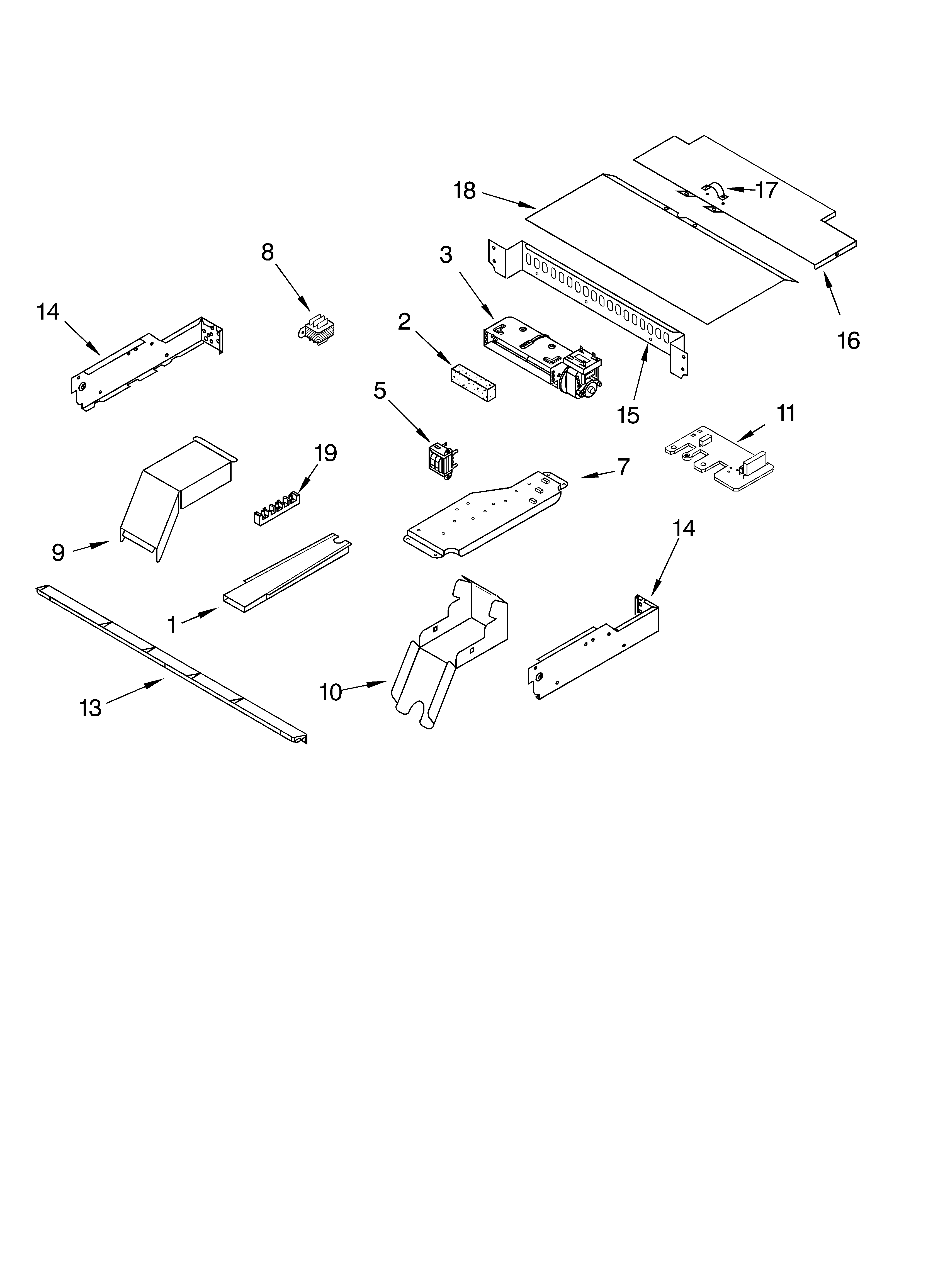 KitchenAid KEBS277DWH12 top venting diagram