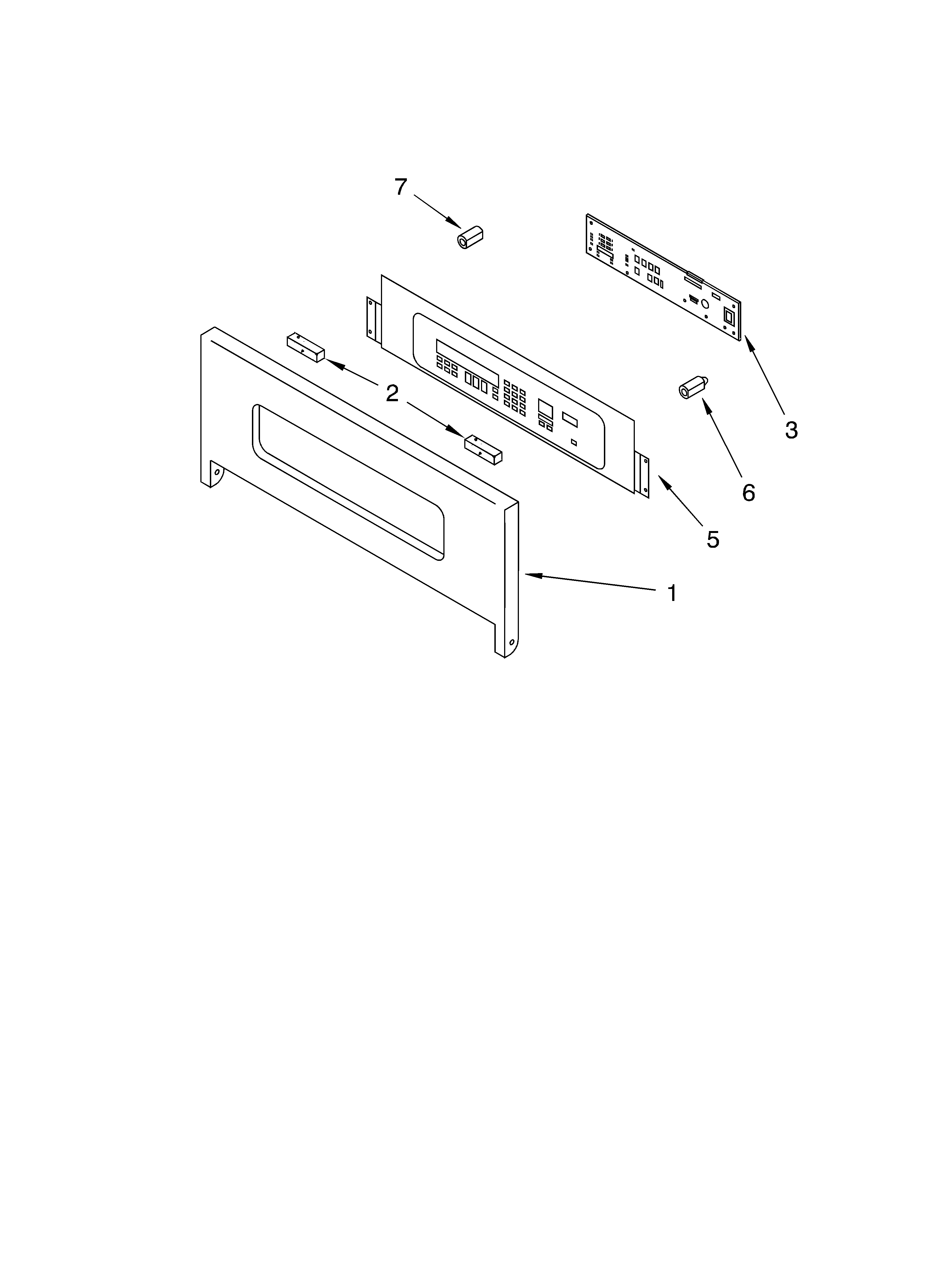 KitchenAid KEBC206KBL0 control panel diagram