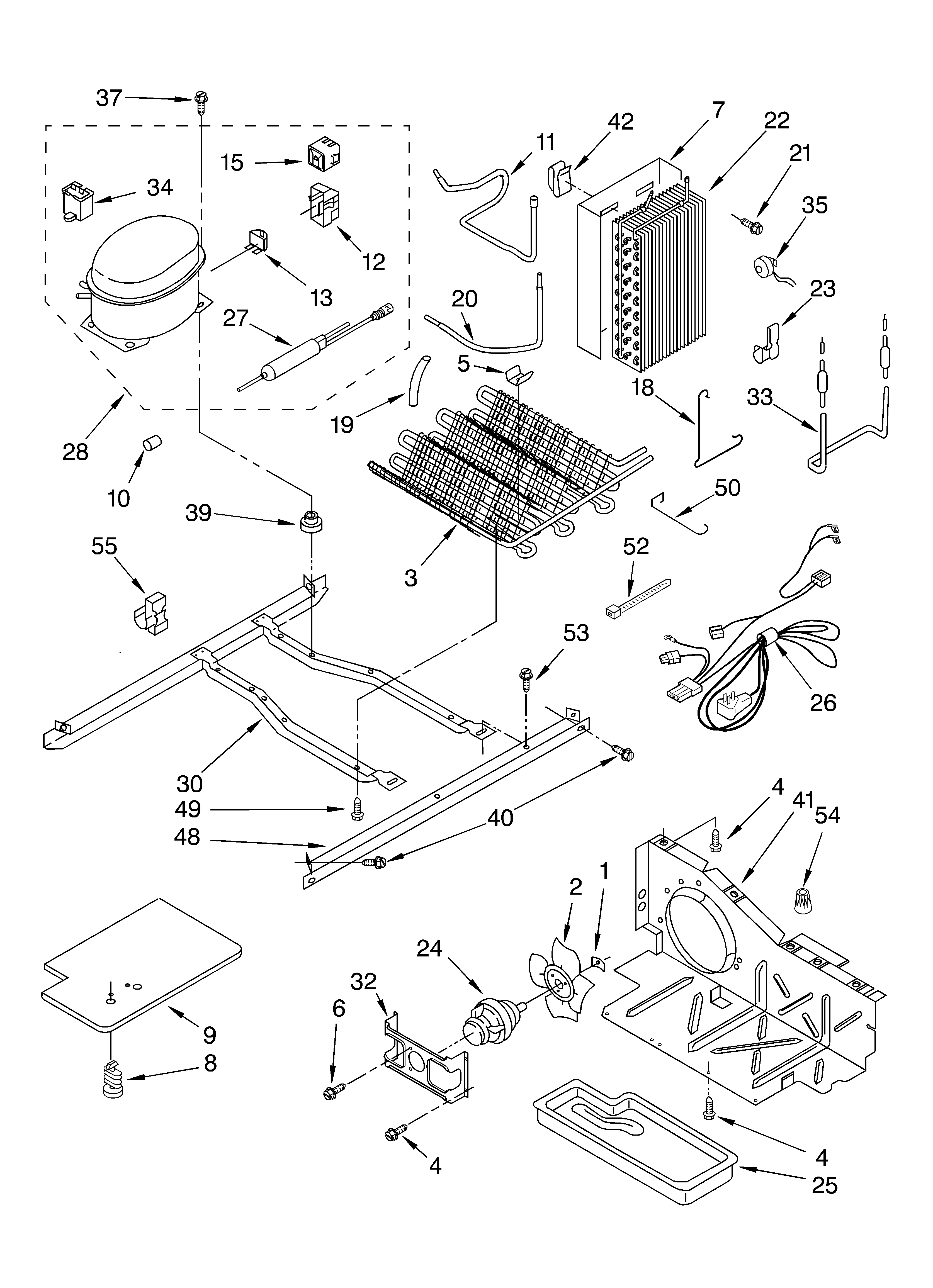 Whirlpool ED0GTKXKQ00 unit diagram