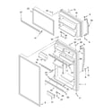 Whirlpool ET1MTMXKT00 door diagram