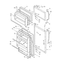 Whirlpool ET8WWKXKQ00 door diagram