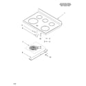Whirlpool RF199LXHQ0 cooktop diagram