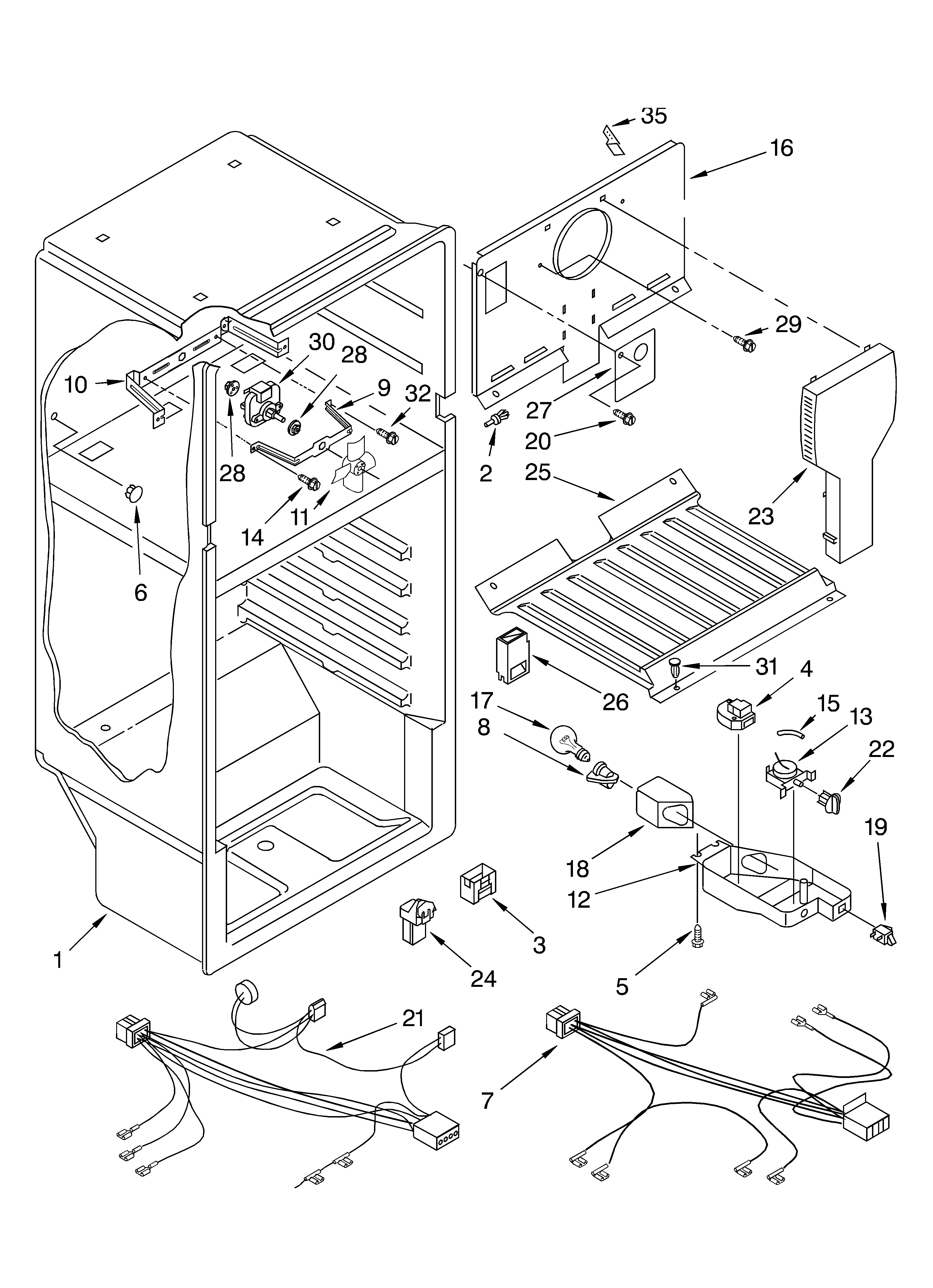 Crosley CT14NKXKT00 liner diagram