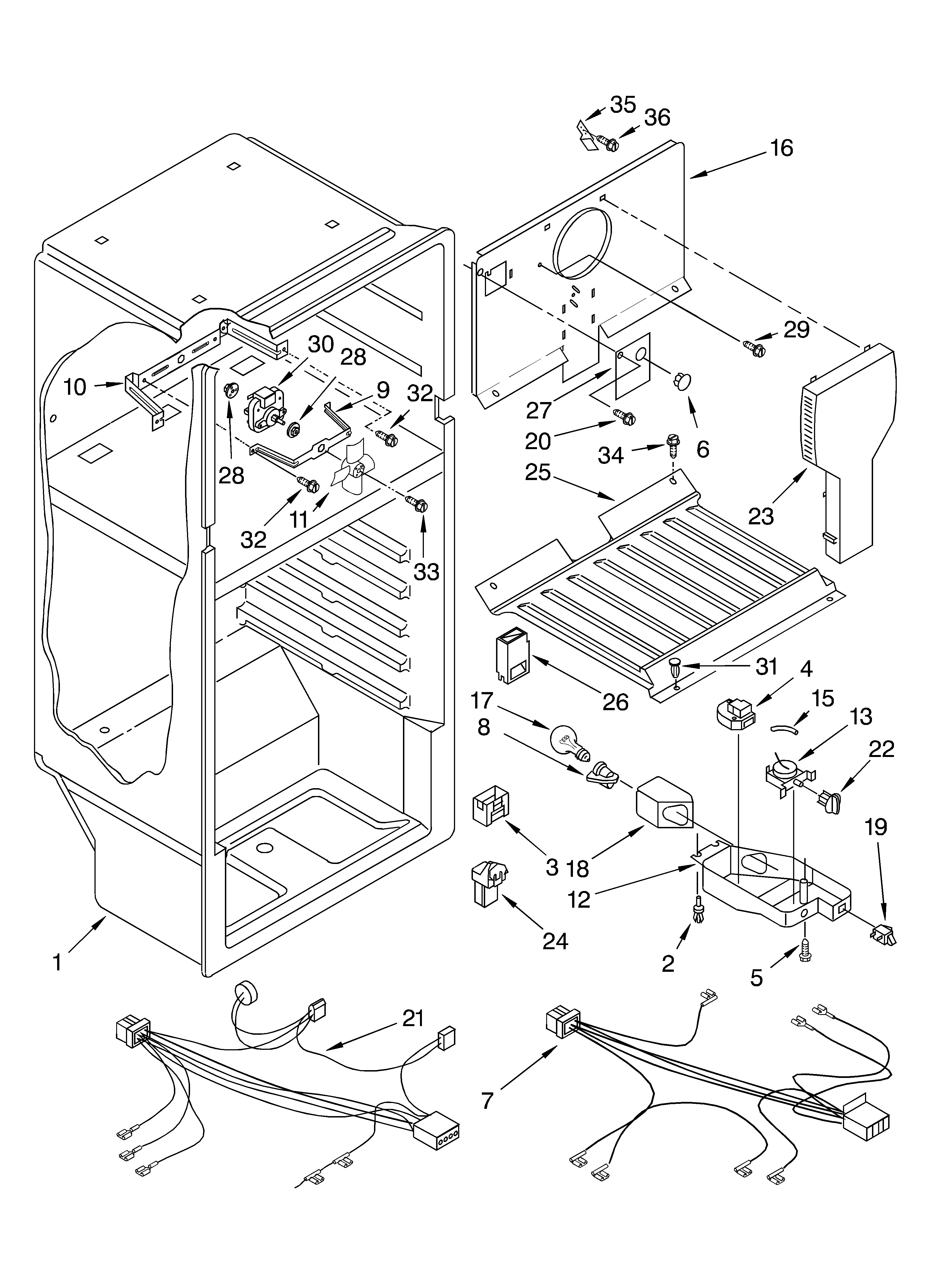 Roper RT14BKXKQ00 liner diagram