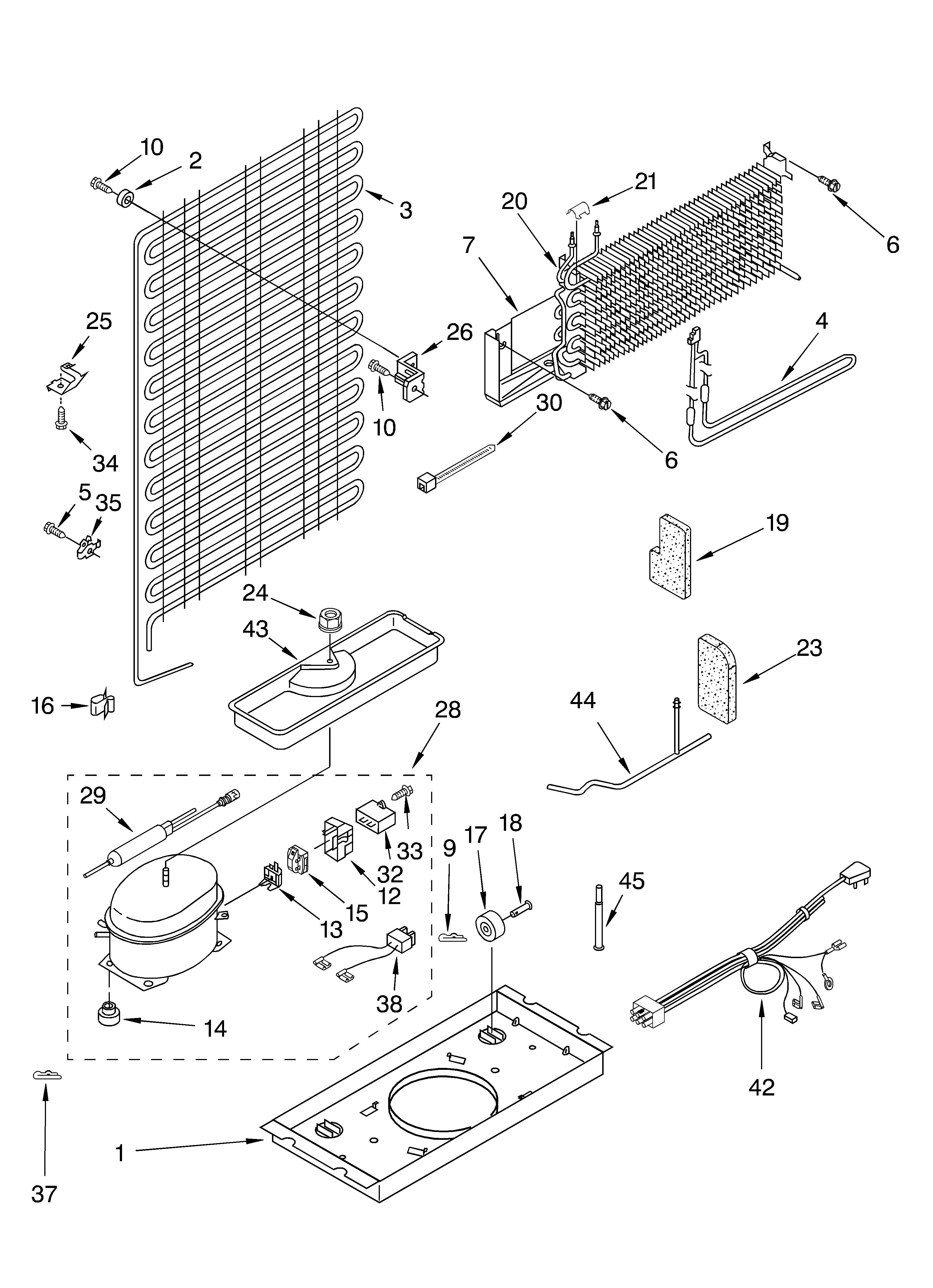 Whirlpool ET5WSEXKZ00 unit diagram