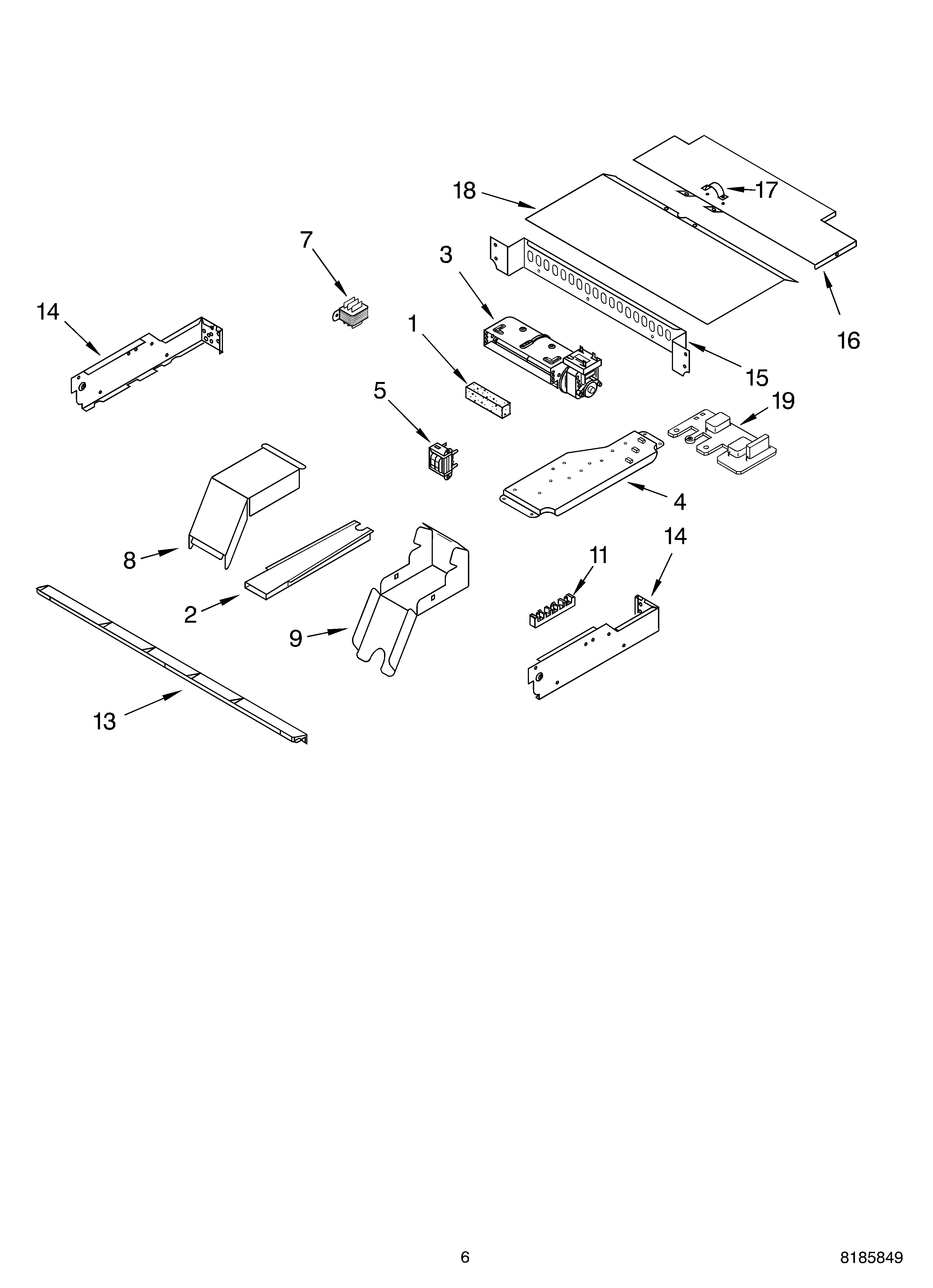 KitchenAid KEBI206DBL12 top venting/optional diagram