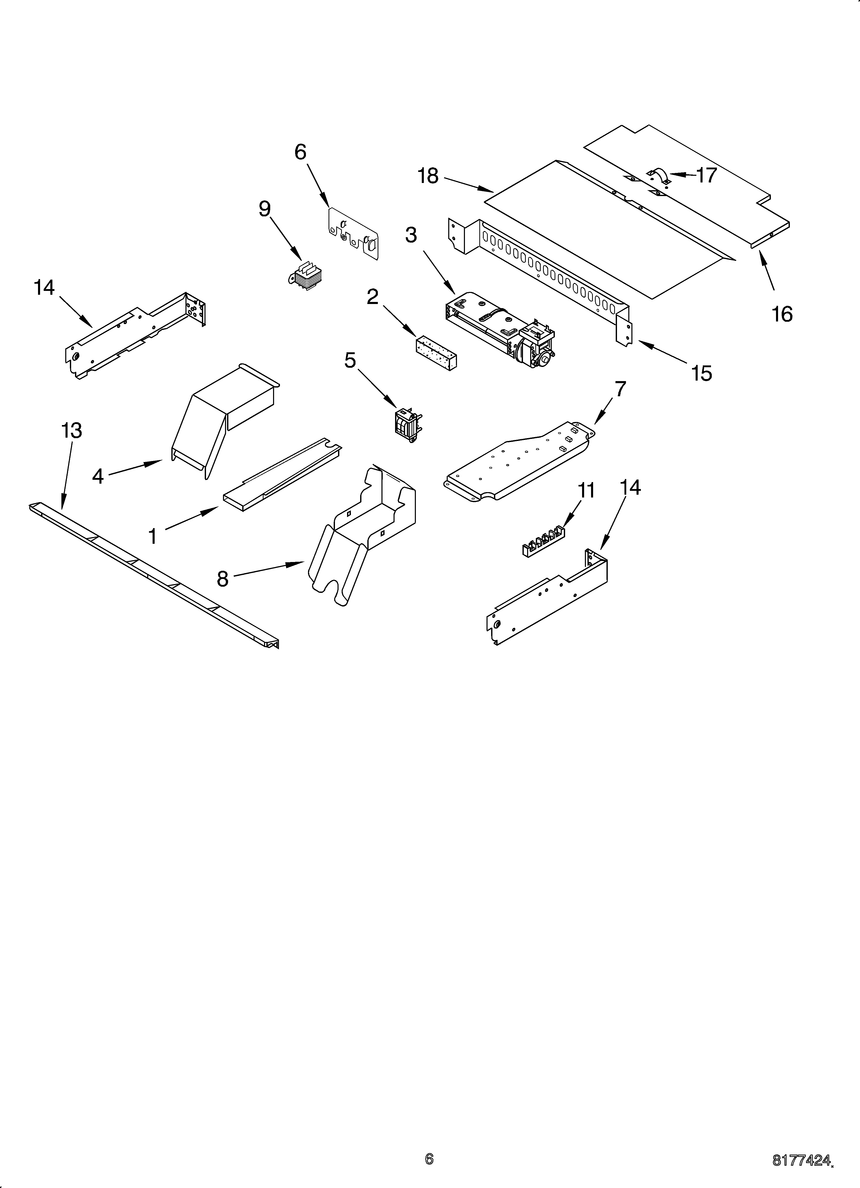 KitchenAid KEBI276DBL8 top venting/optional diagram