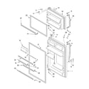 Whirlpool ET8WTKXKB01 door diagram