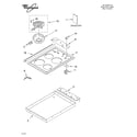 Whirlpool RS675PXGQ9 cooktop/literature diagram