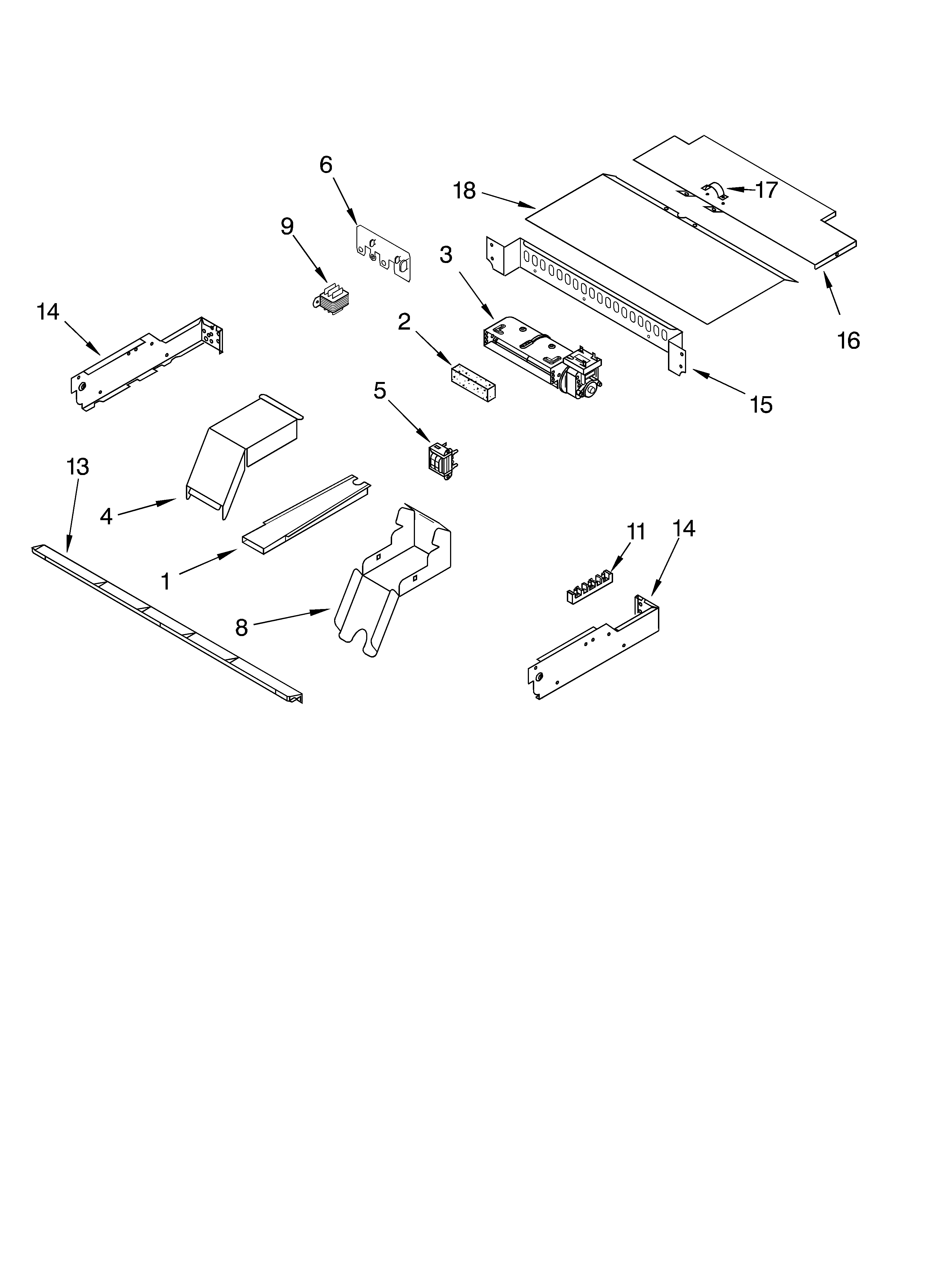 KitchenAid KEBC276KBL1 top venting/optional diagram