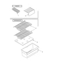 Whirlpool ET4WSKXKT01 shelf/optional diagram