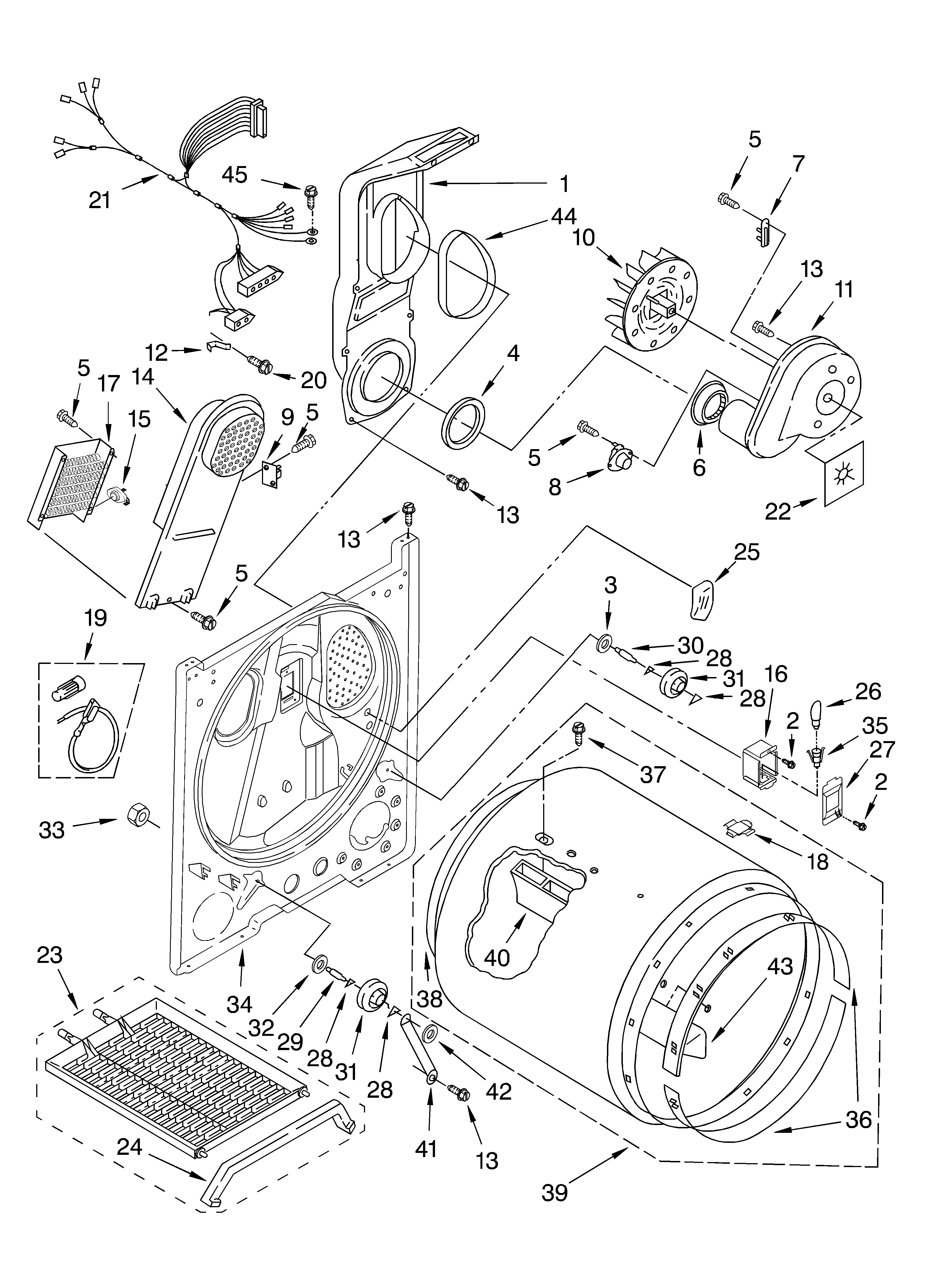 Whirlpool GEX9868JT1 bulkhead diagram