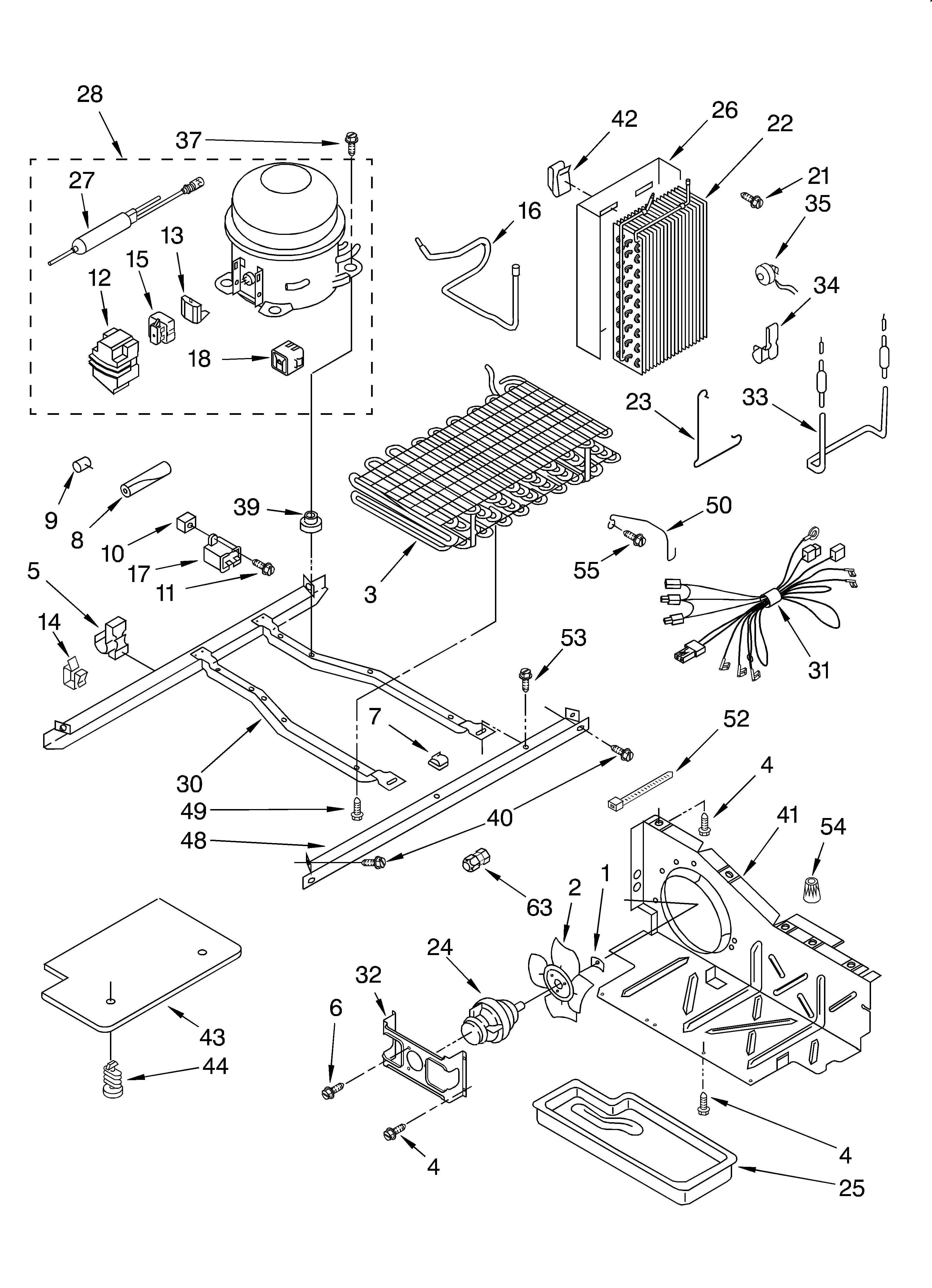 Whirlpool 6GD25DCXHW00 unit diagram