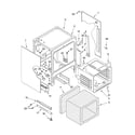 KitchenAid KERC607GBL1 oven chassis diagram