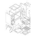 KitchenAid KGST300HBL6 oven chassis diagram