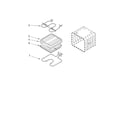 Whirlpool RBD305PDB12 internal oven diagram