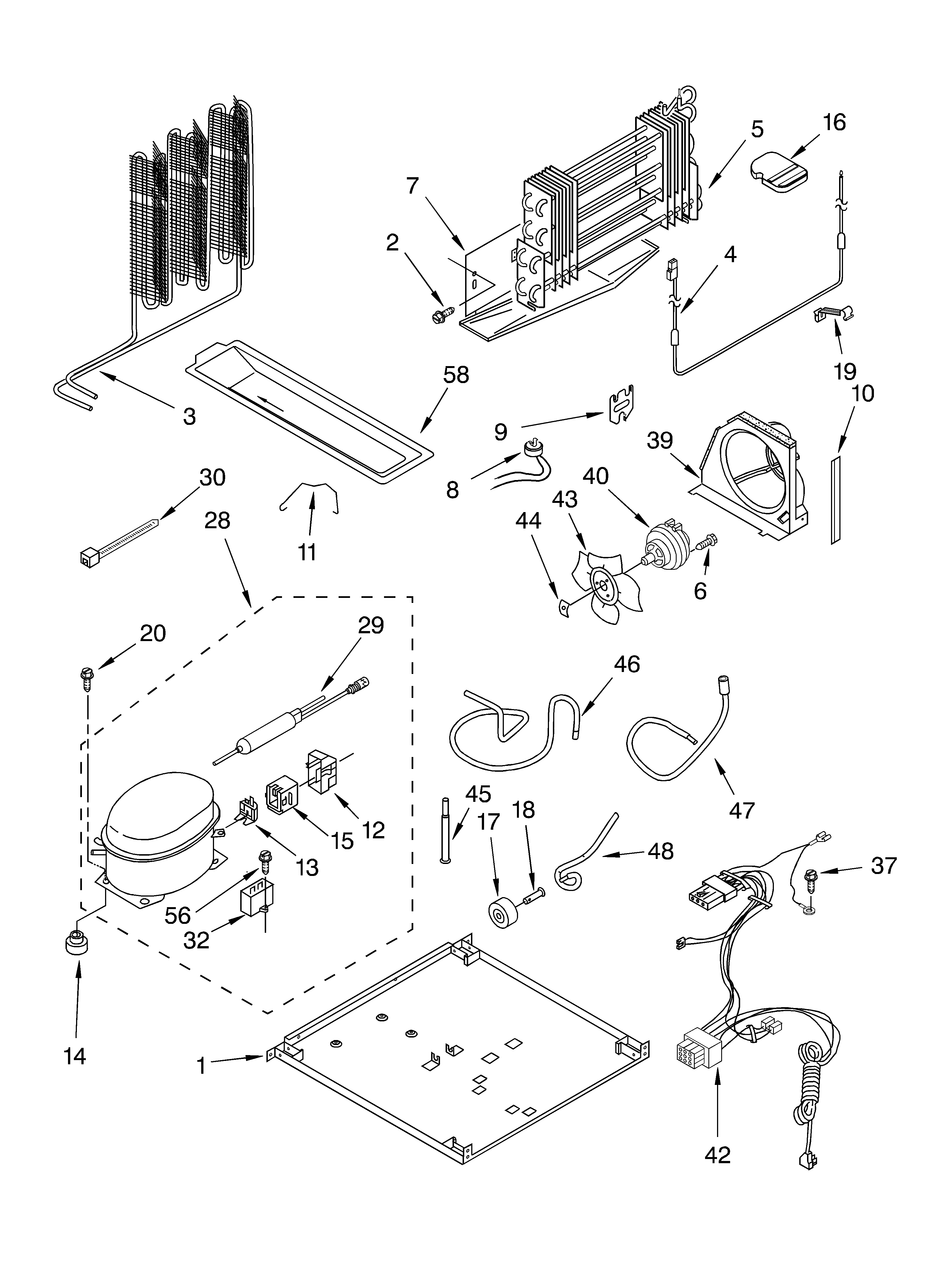 Whirlpool ET1FTKXKQ01 unit diagram