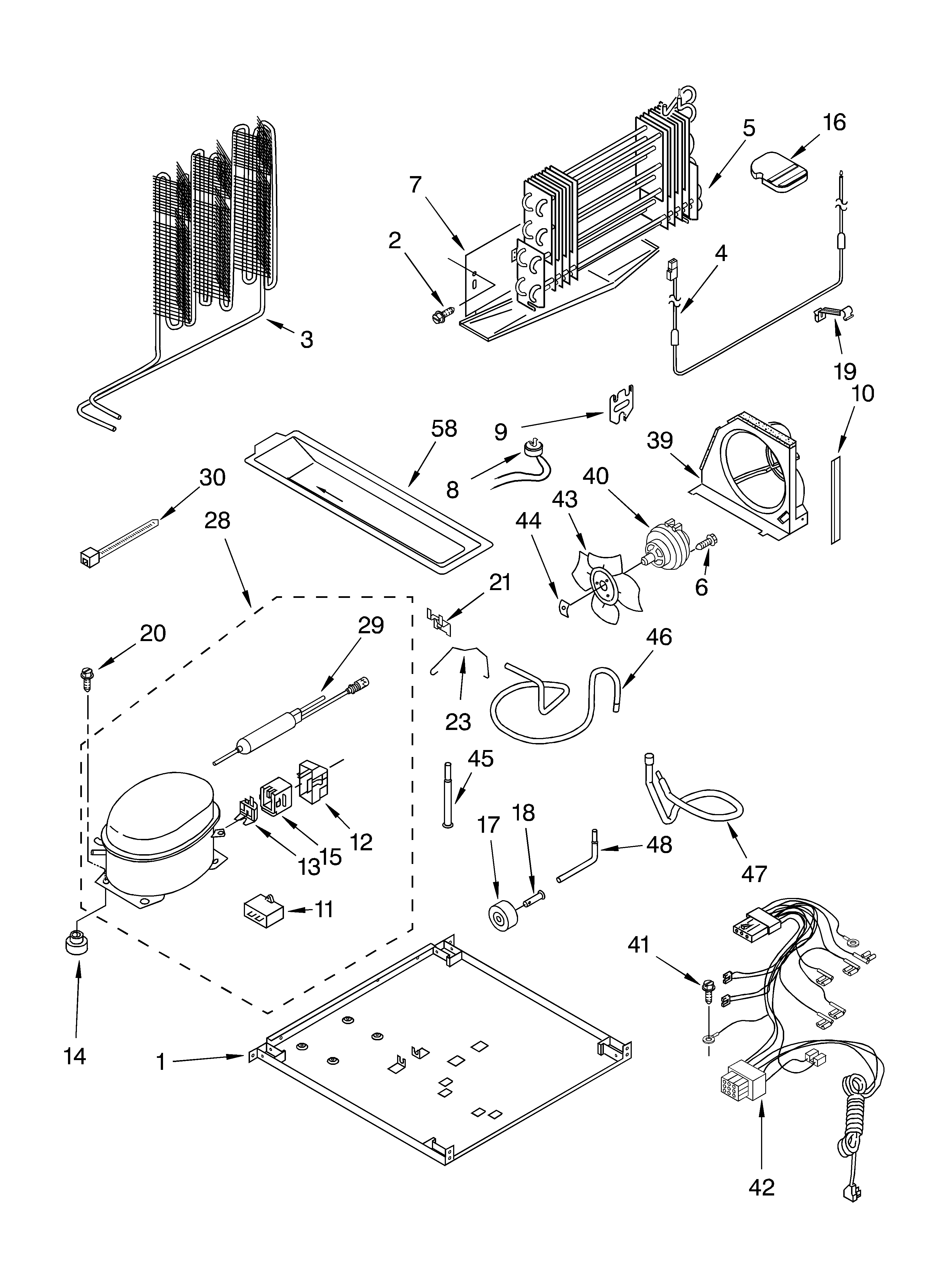 Whirlpool ET1RHMXKQ01 unit diagram