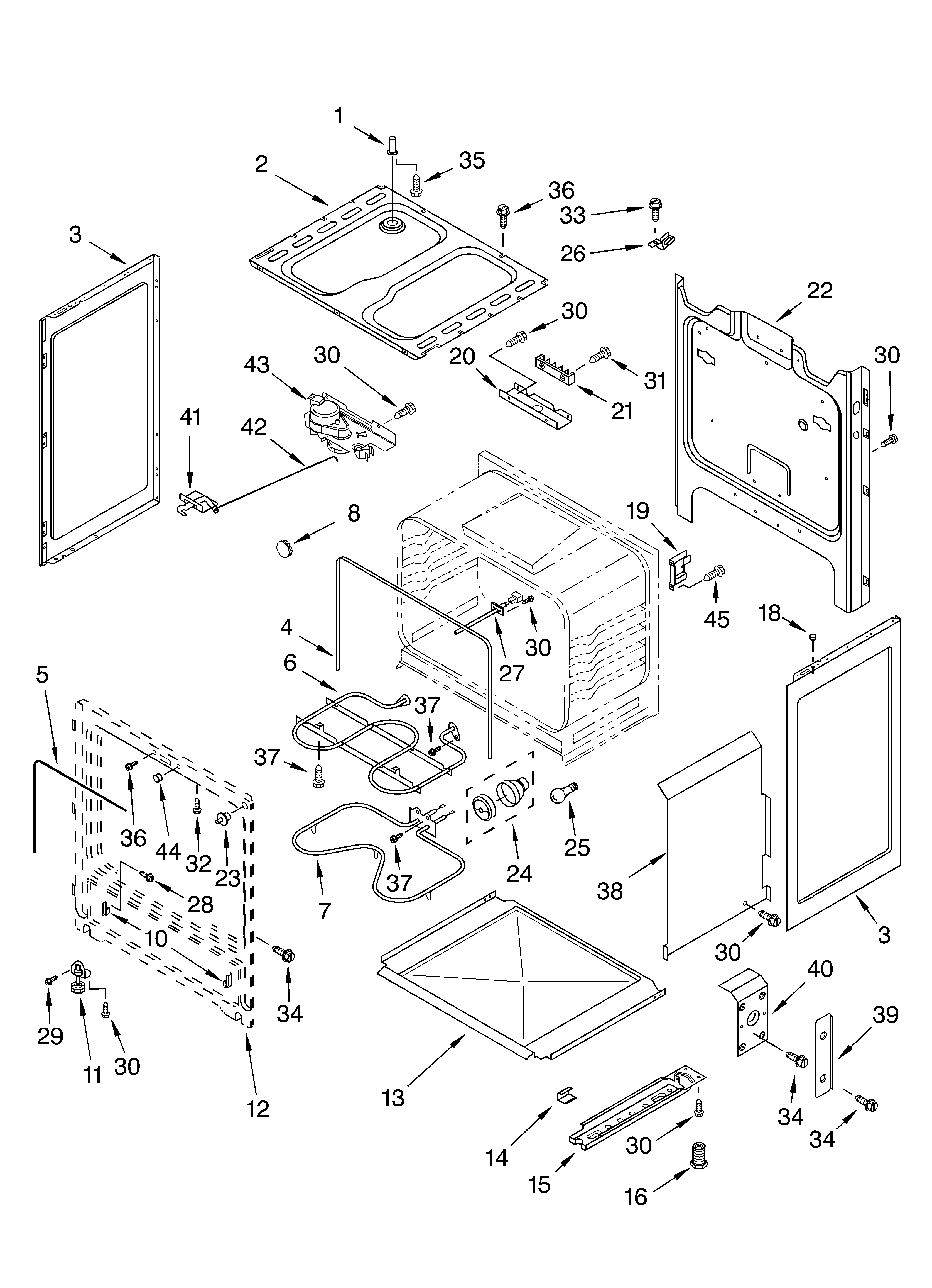 Whirlpool RF367LXKQ0 chassis diagram