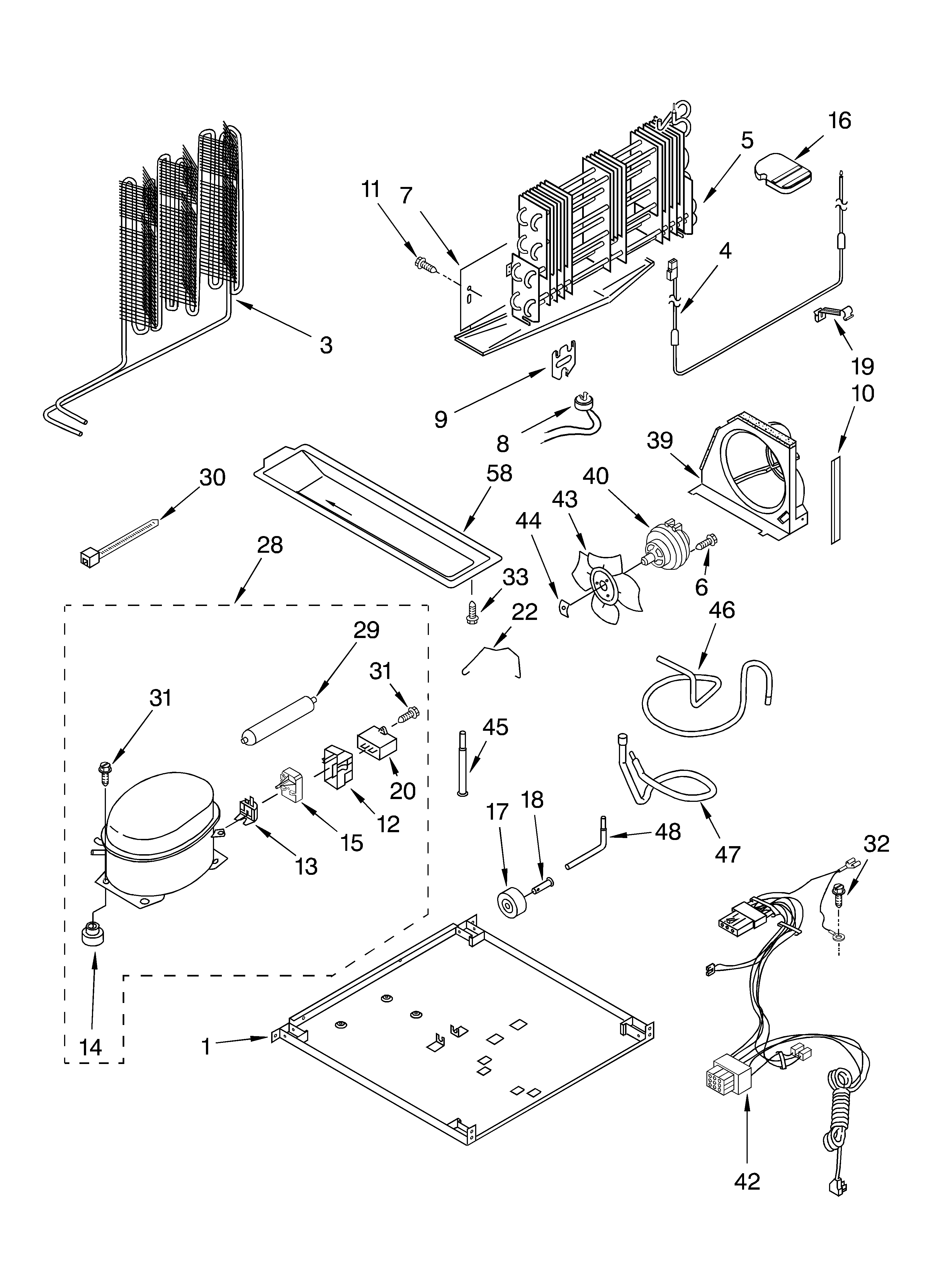 Whirlpool ET8WTMXKT01 unit diagram