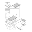 Whirlpool ET8WTMXKT01 shelf/optional diagram