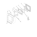 KitchenAid KEBC177KBT1 oven door diagram