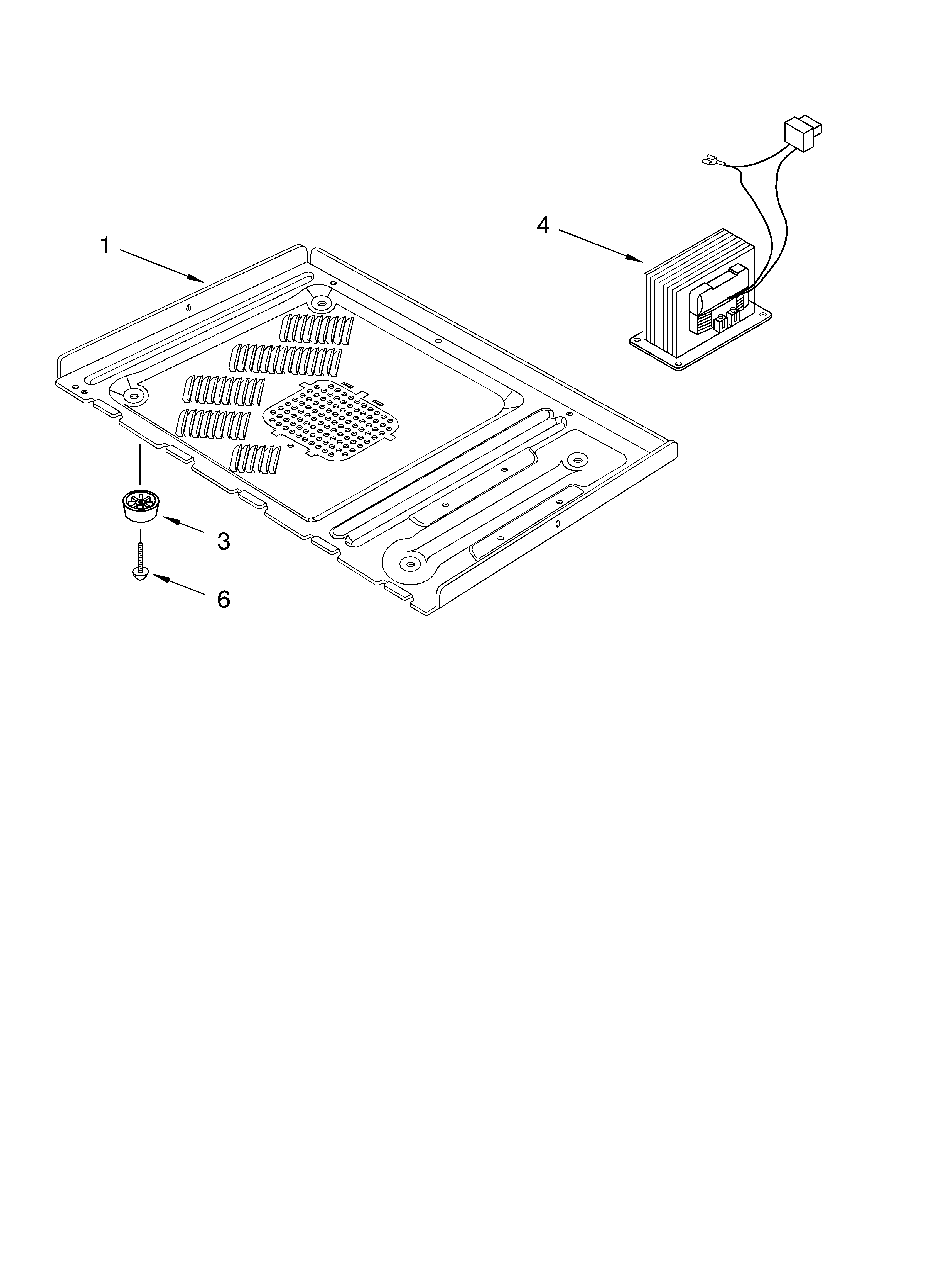 Whirlpool MT4070SKQ0 base plate/optional diagram