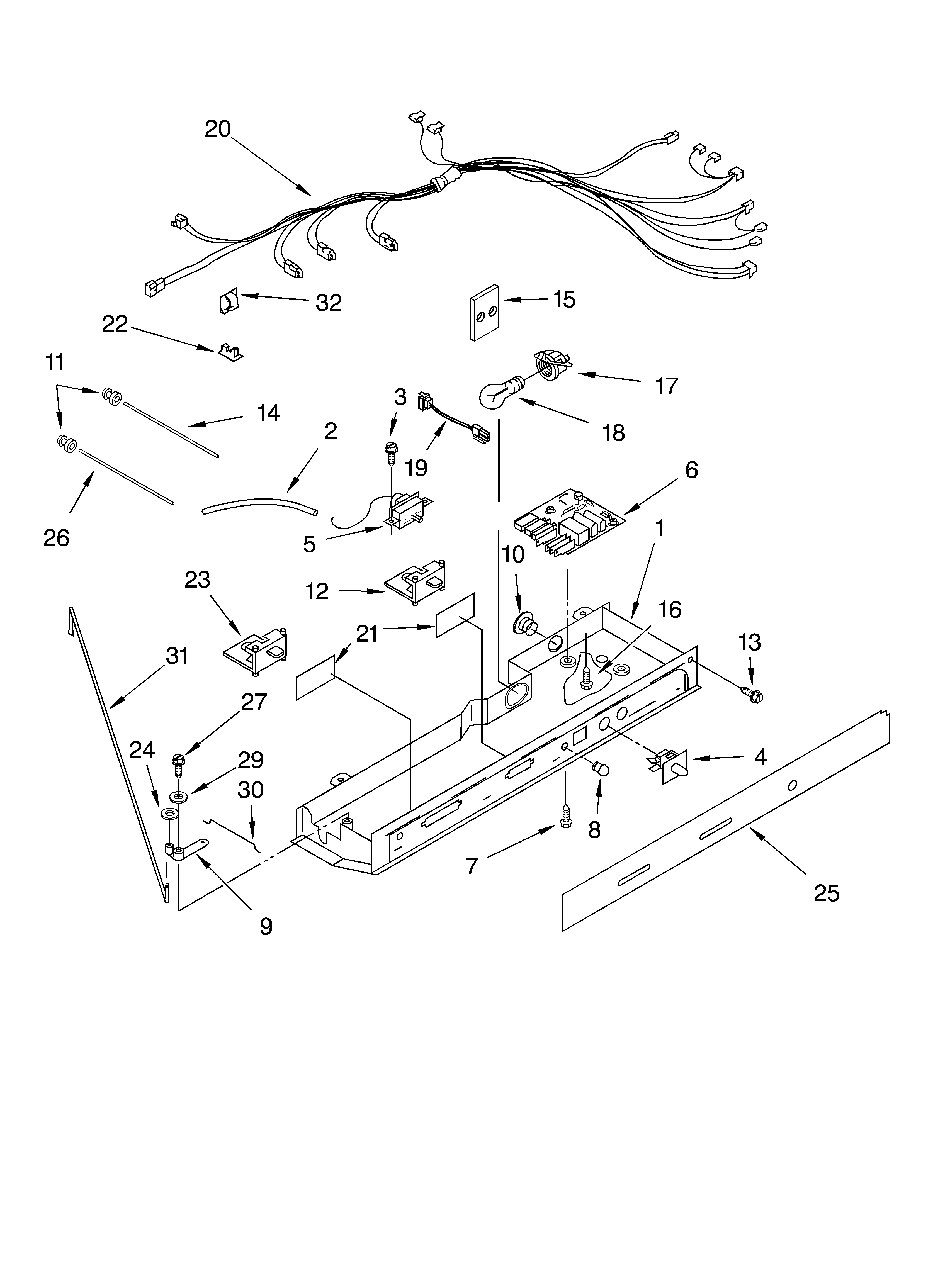 KitchenAid KSRG22FKSS02 control/optional diagram