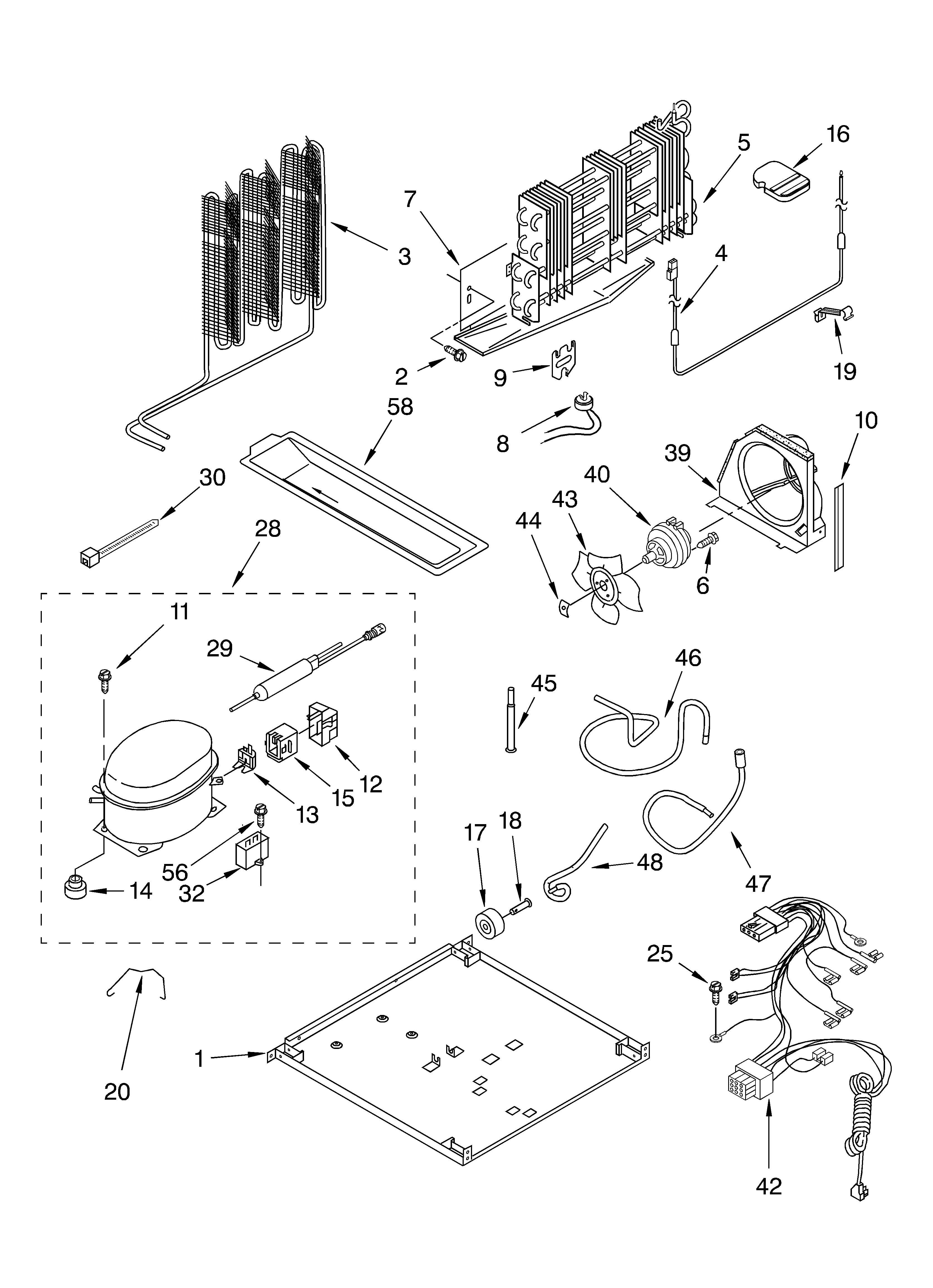 Whirlpool ET8FTEXKQ01 unit diagram