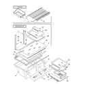 Whirlpool ET8RHMXKQ01 shelf/optional diagram