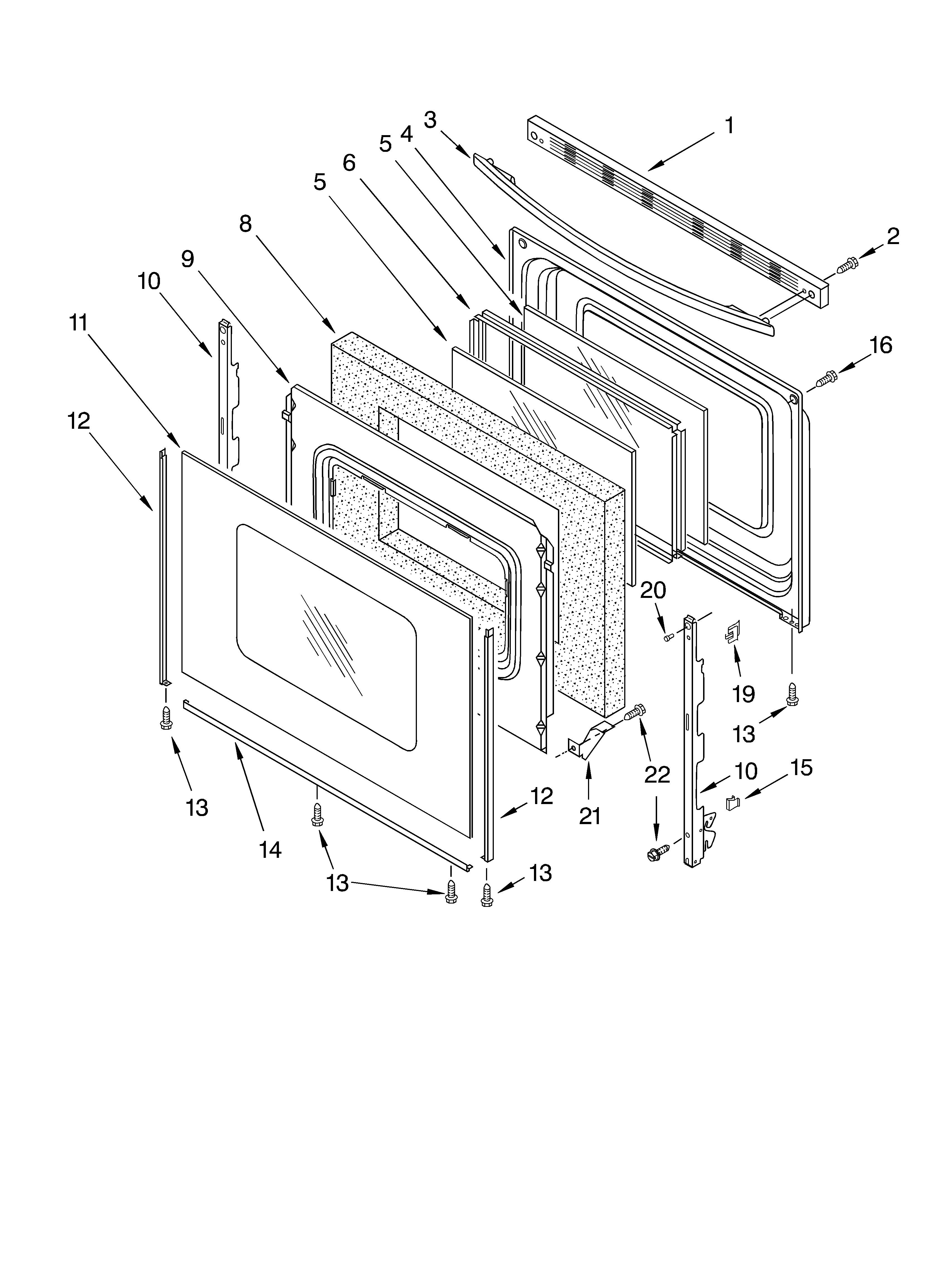 Whirlpool GR475LEKS0 door diagram