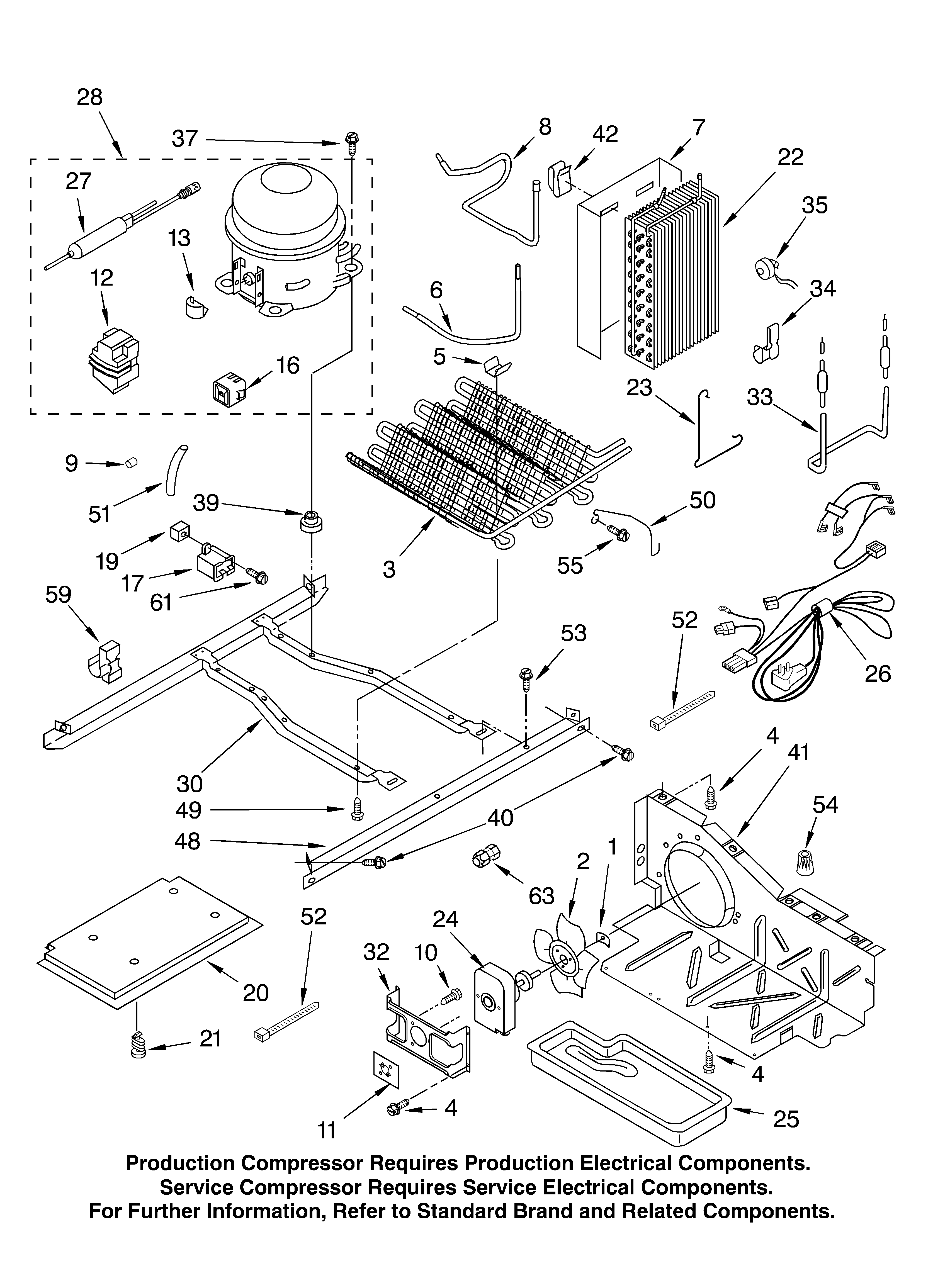 KitchenAid KSRG27FKBL02 unit diagram