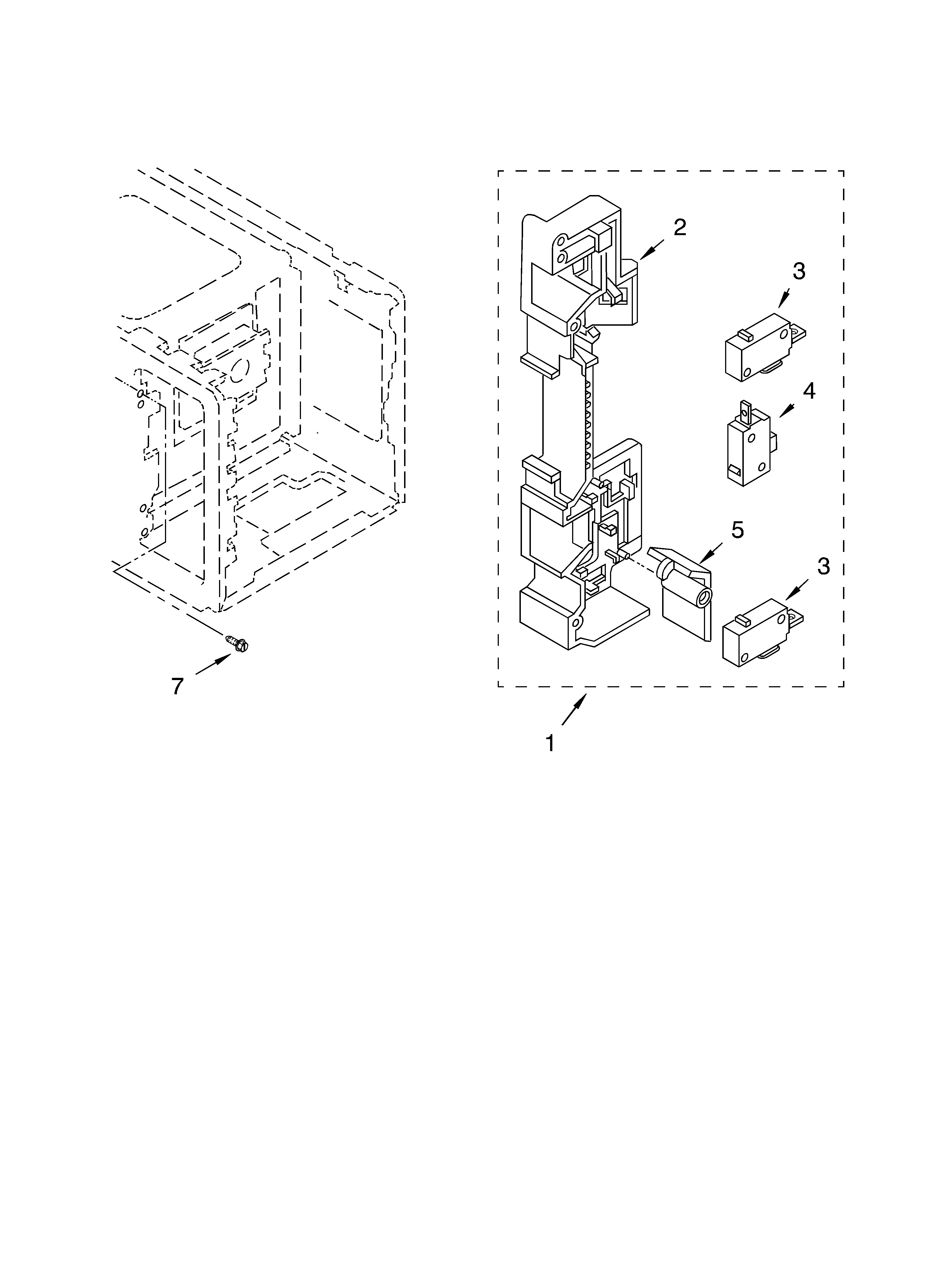 Whirlpool MT4210SKQ0 latch board diagram