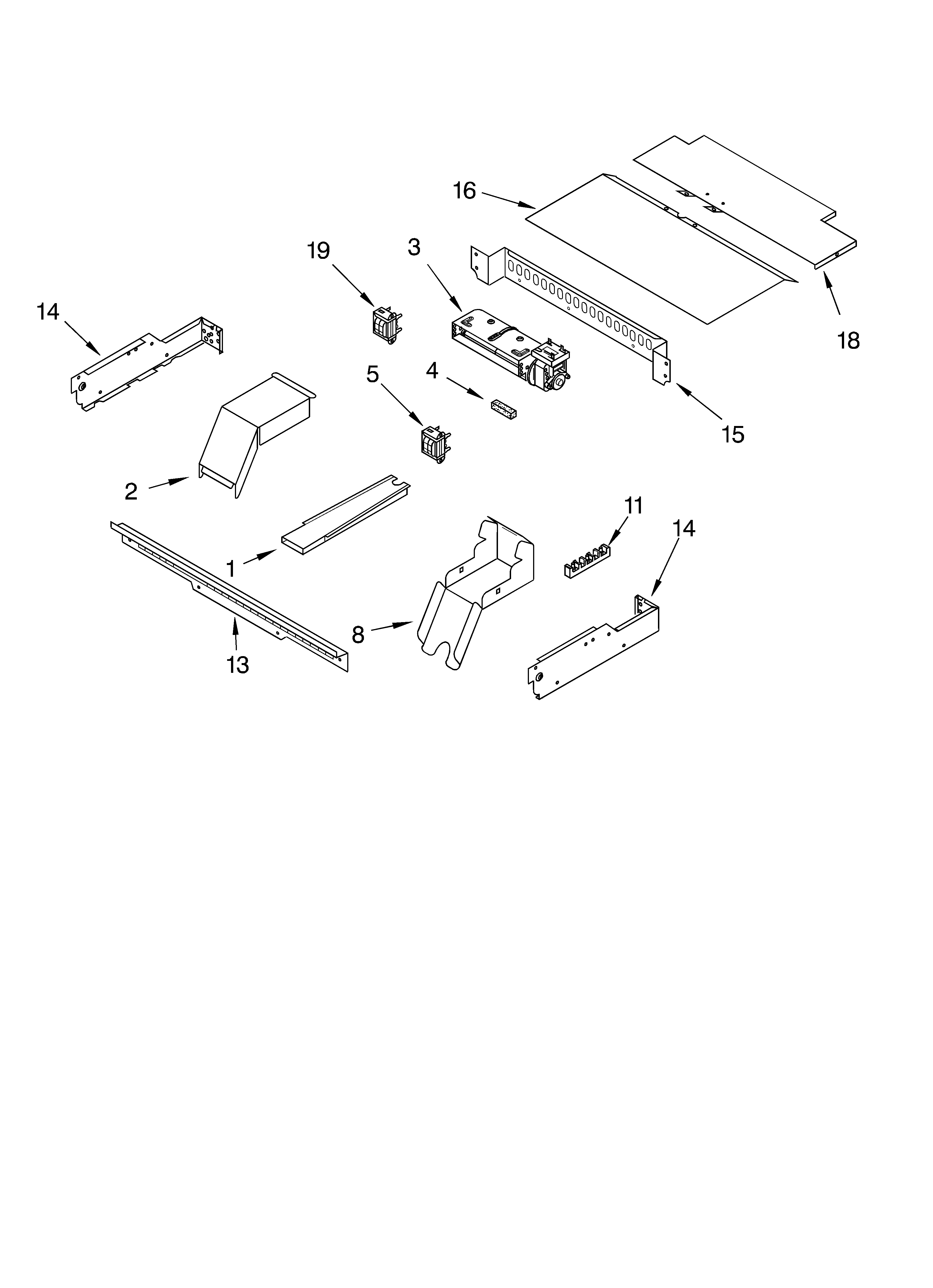 KitchenAid KEBC107KBT1 top venting diagram