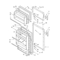 Whirlpool ET4CSKYKQ00 door diagram