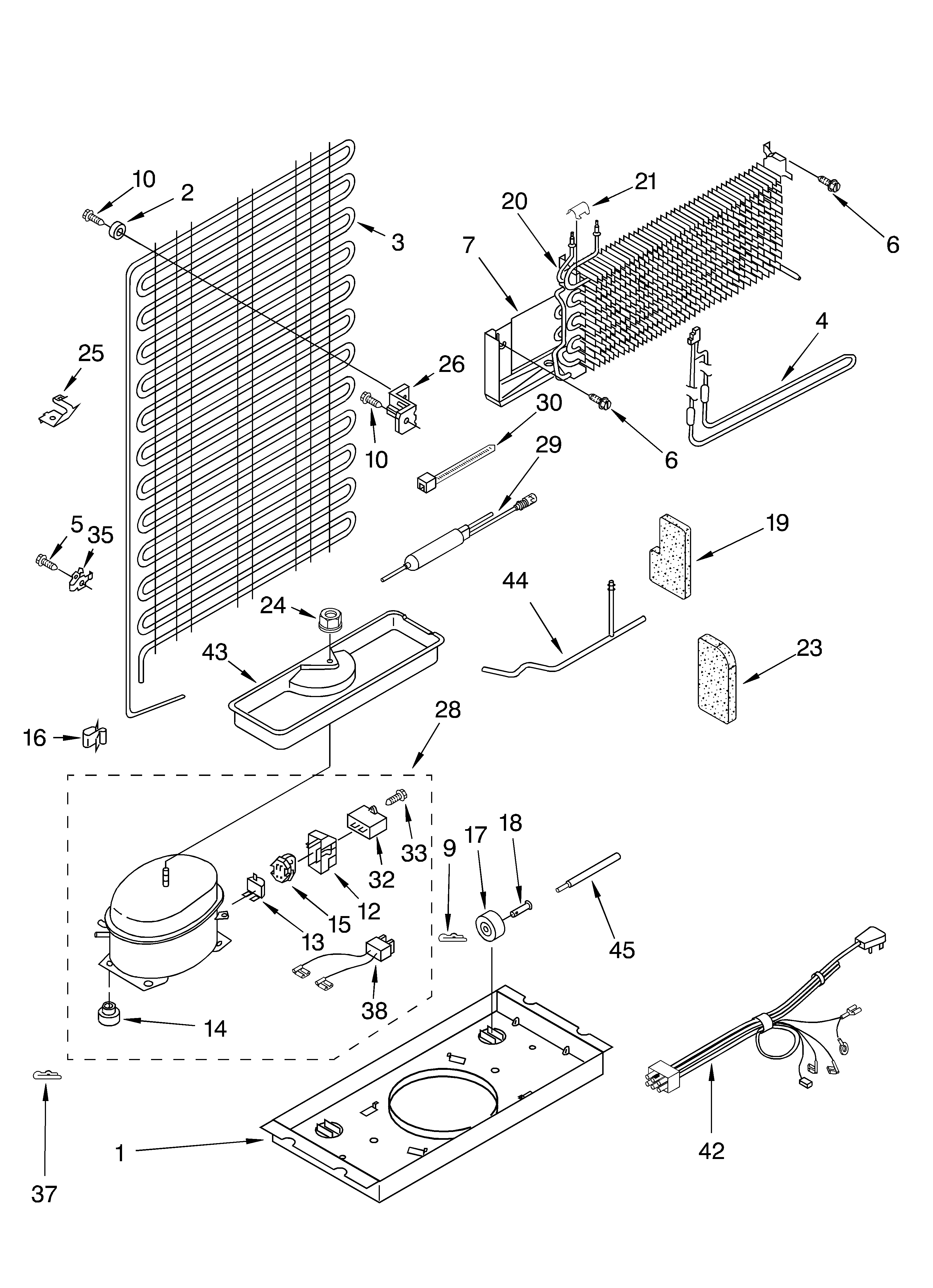 Whirlpool ET4CSKYKZ00 unit diagram