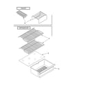 Whirlpool ET4CSKYKQ00 shelf/optional diagram
