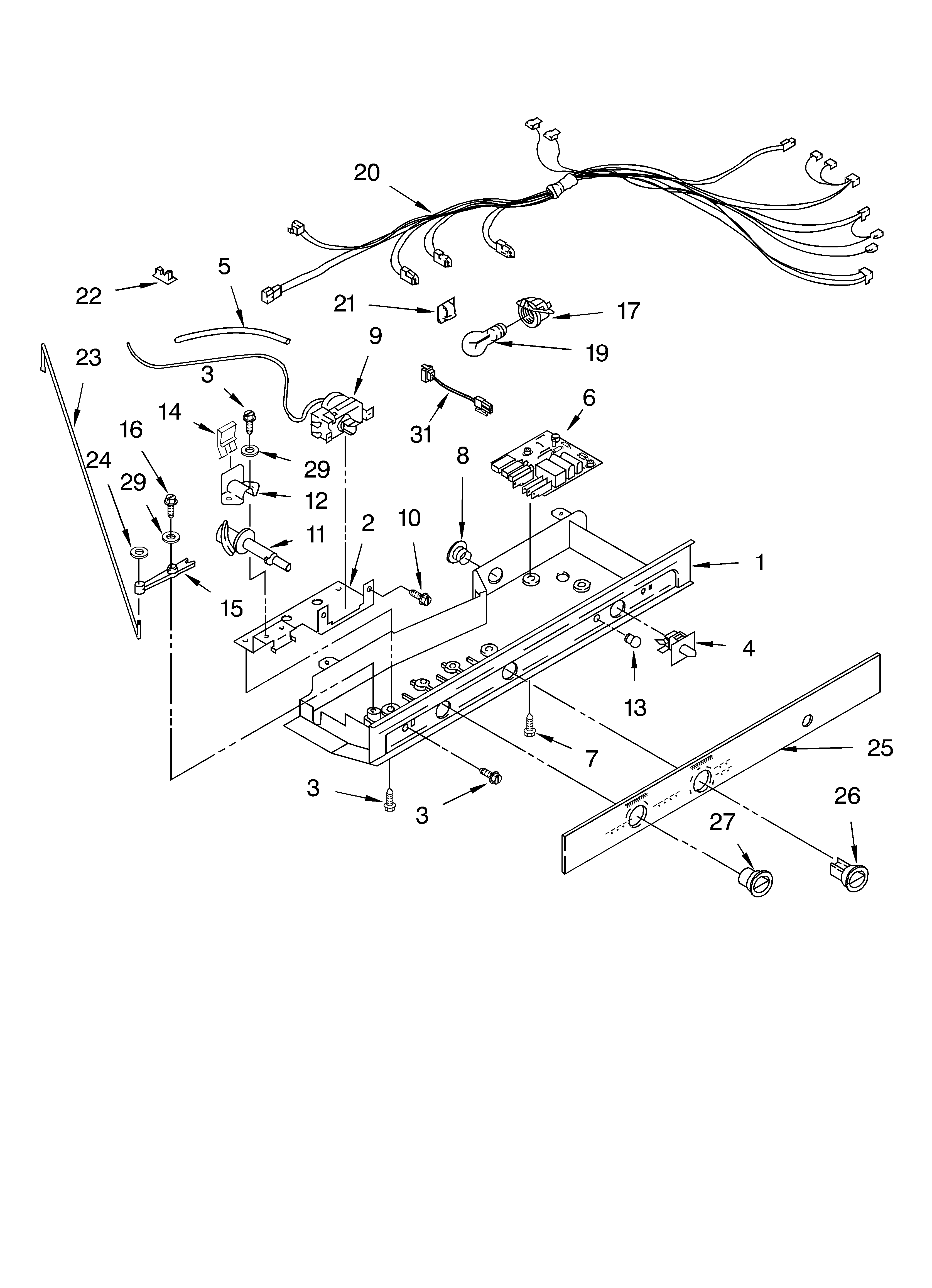 Whirlpool GS2SHGXKT02 control/optional diagram