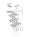 Roper RT14ZKXKQ00 shelf/optional diagram