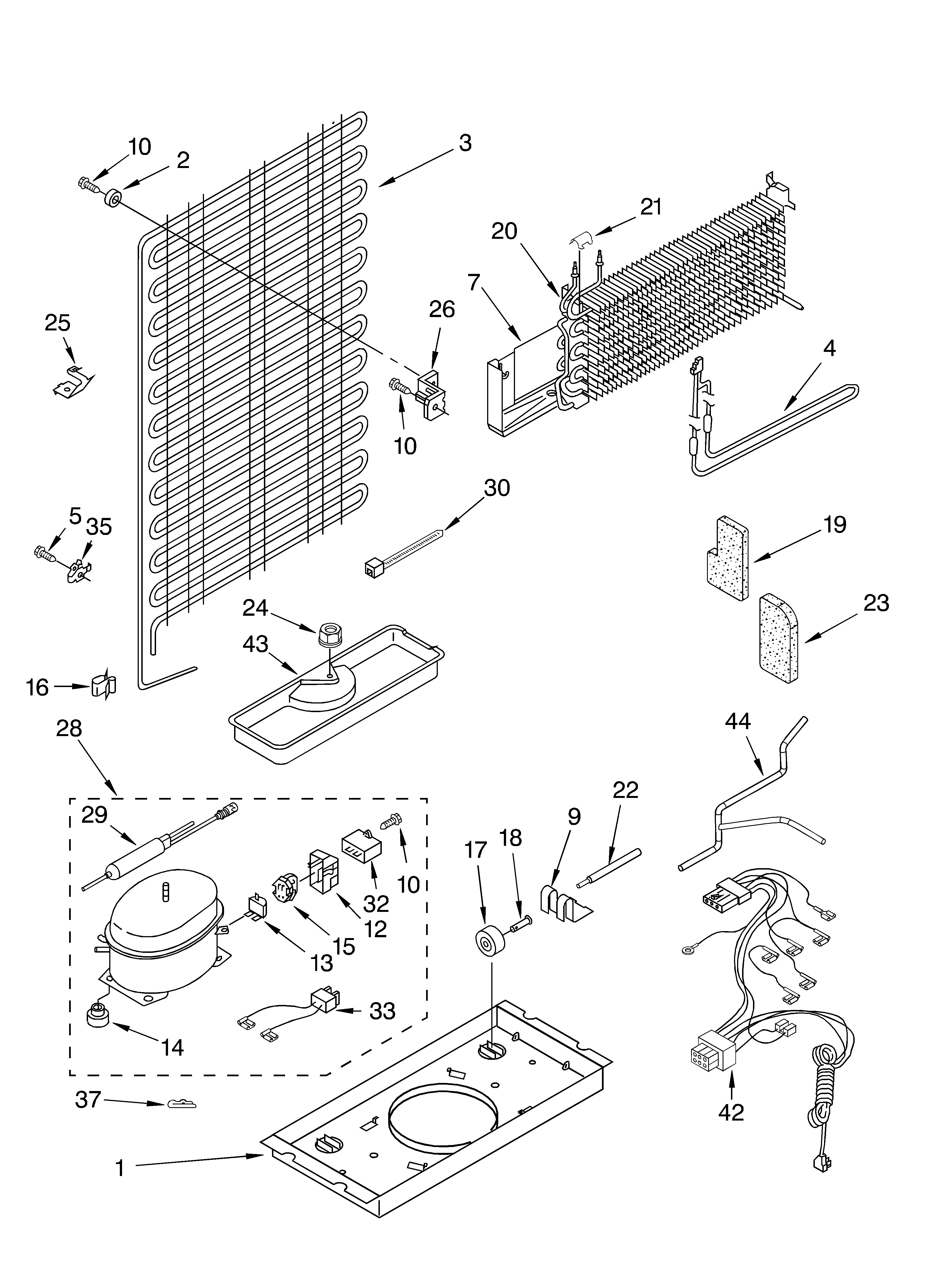Whirlpool ET6WSKYKQ00 unit diagram
