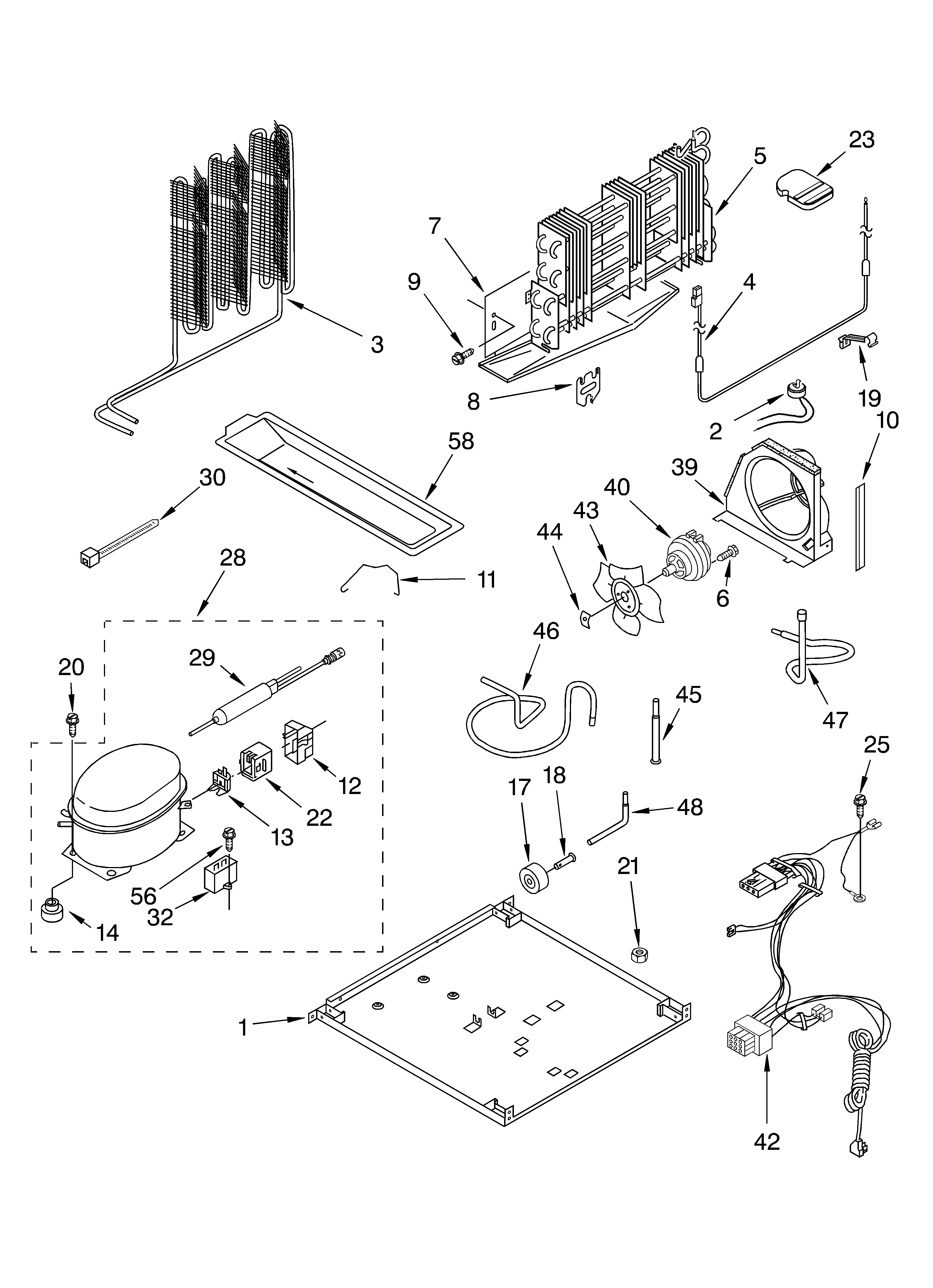 KitchenAid KTRC19ELSS00 unit diagram