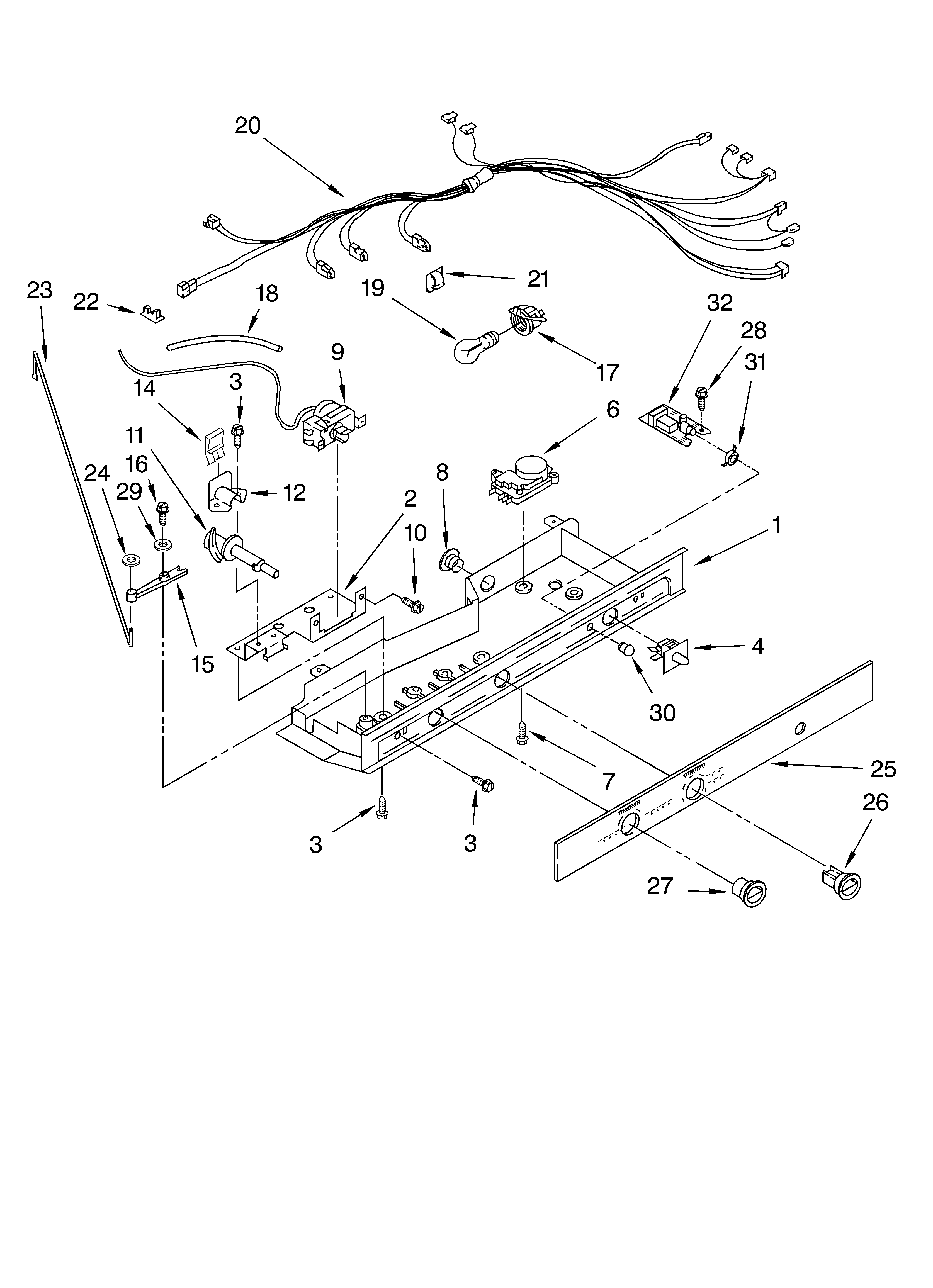 Whirlpool GS5SHGXLS00 control diagram