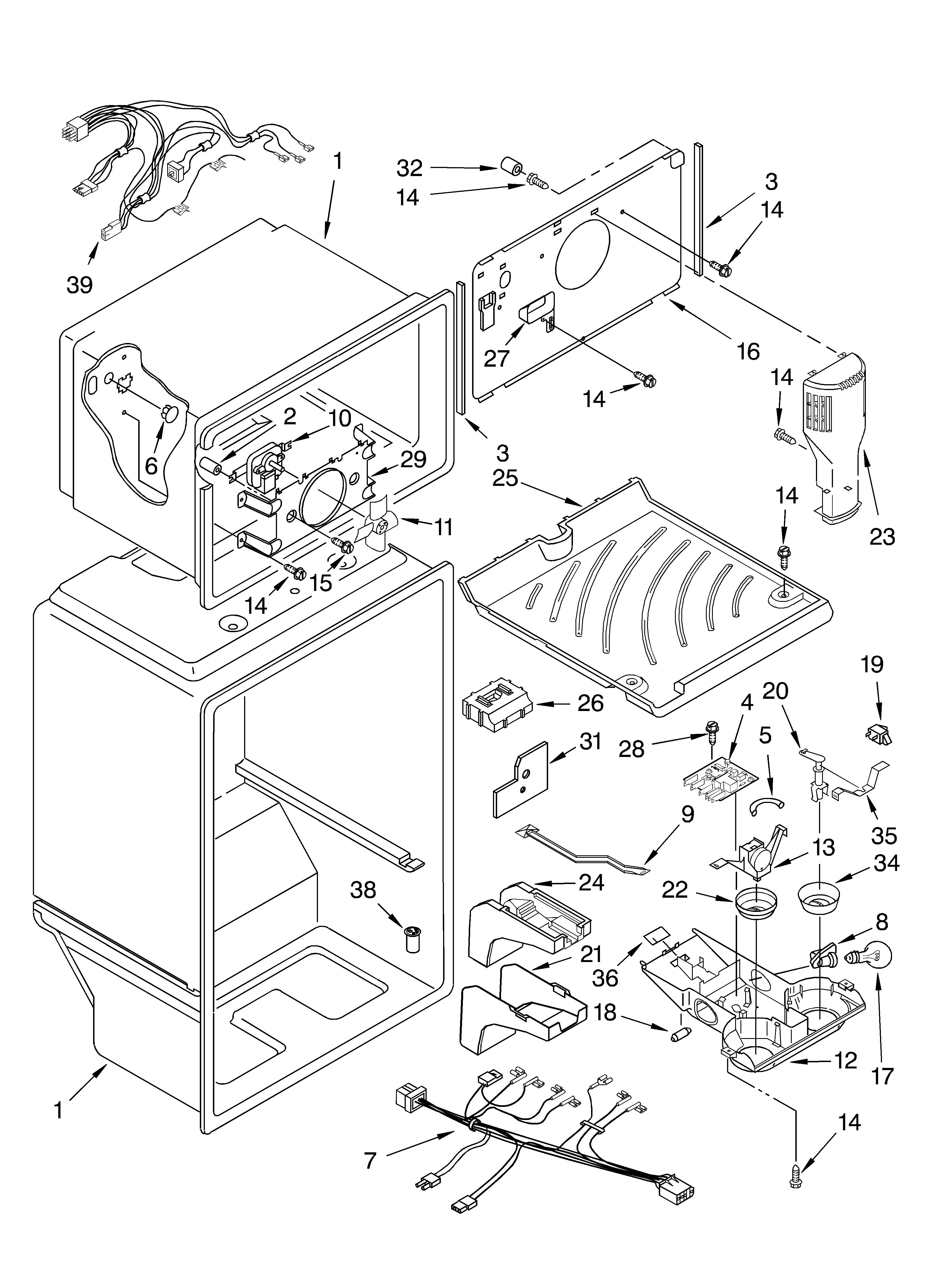 Kirkland ST21PKXKQ01 liner diagram
